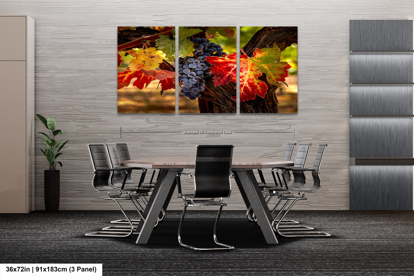 Vineyard Autumn Gold, California Vineyard, St Helena, Fall Vineyard Leaves, Grapes, Winery Art, Wine Wall Décor Kitchen Cellar