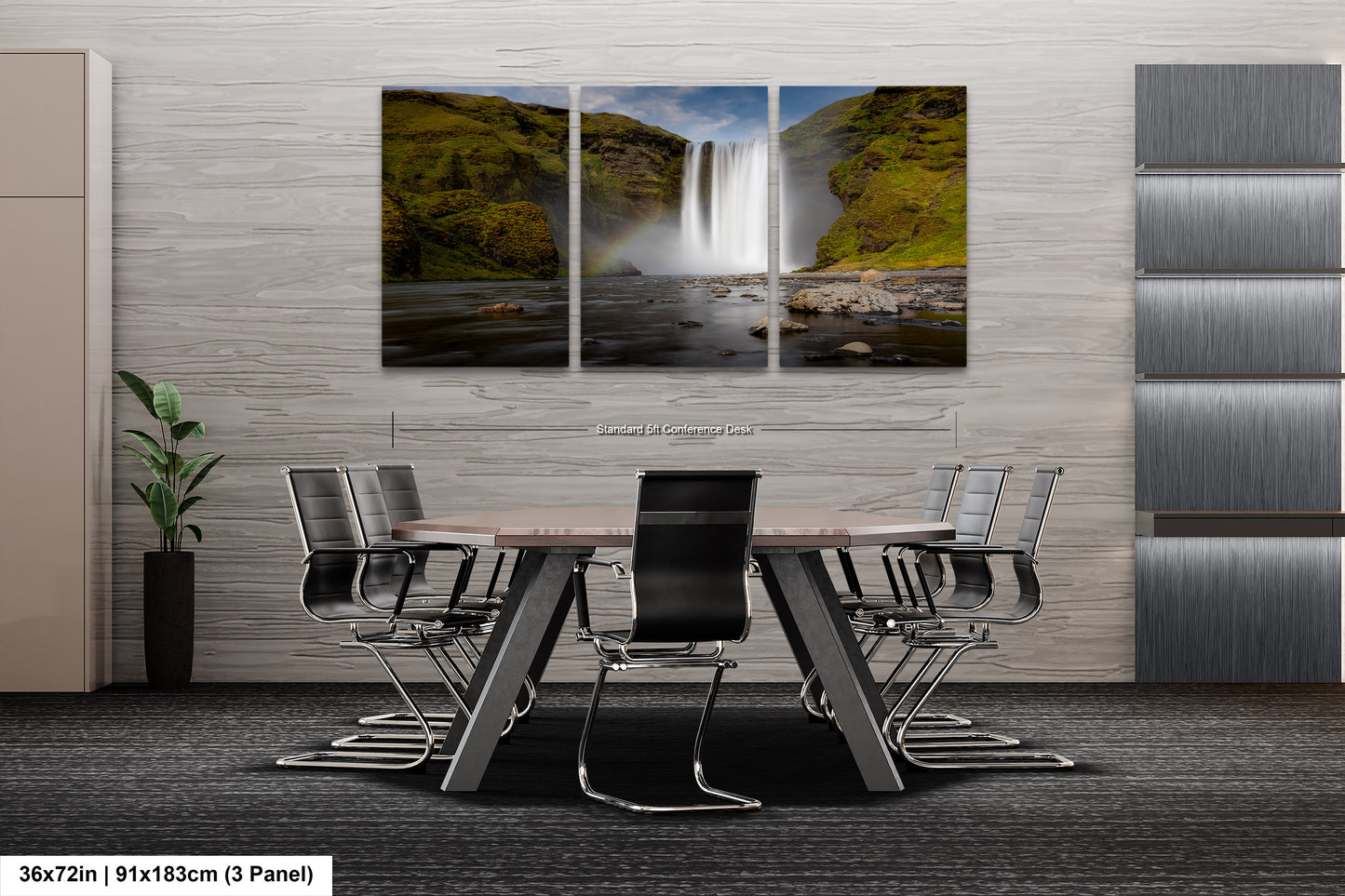 Skogafoss Waterfall in Iceland: Fine Art / Print / Canvas / Acrylic / Metal / Wall Decor / Landscape Photograph