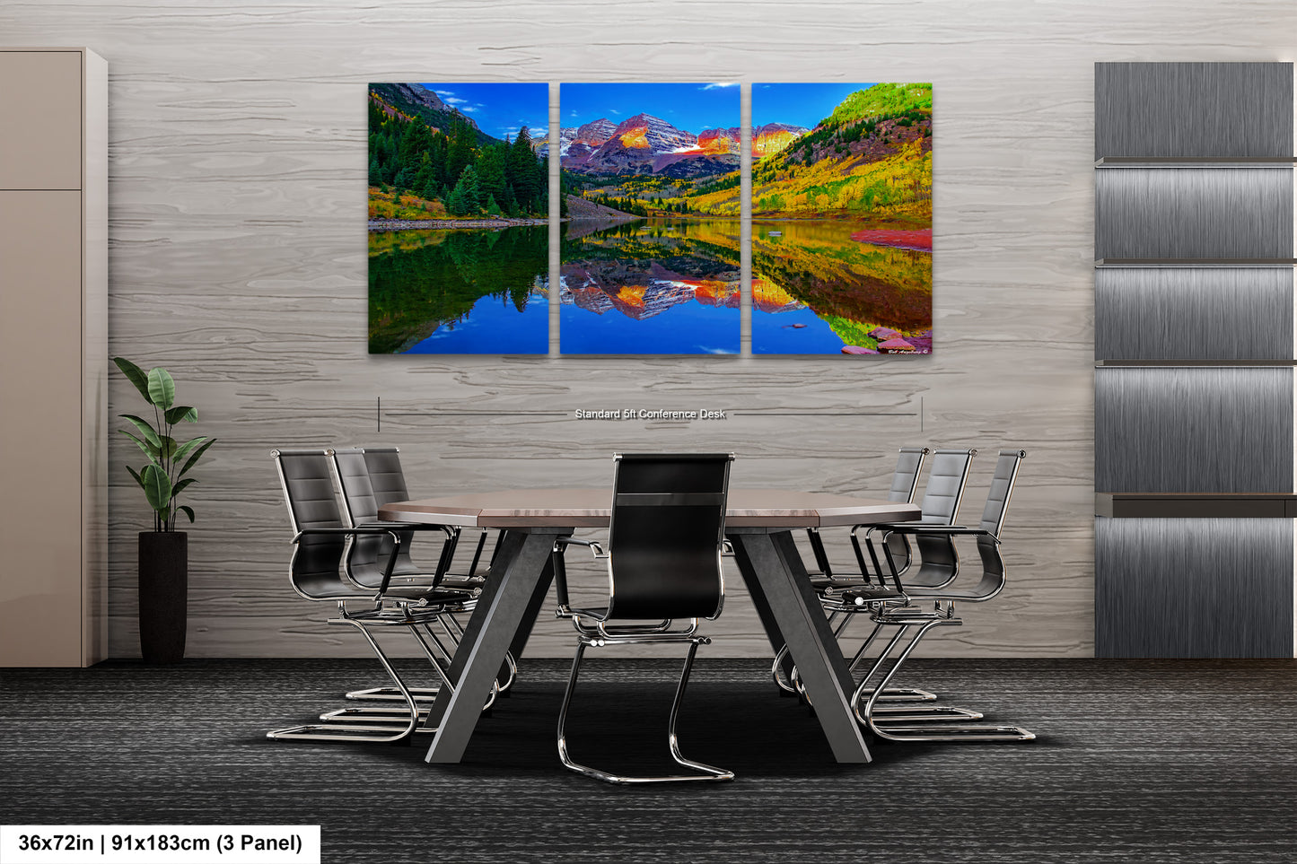 Maroon Bells canvas print, Colorado wall art, autumn colors, sunrise picture, Aspen autumn, nature photography, mountain wall art