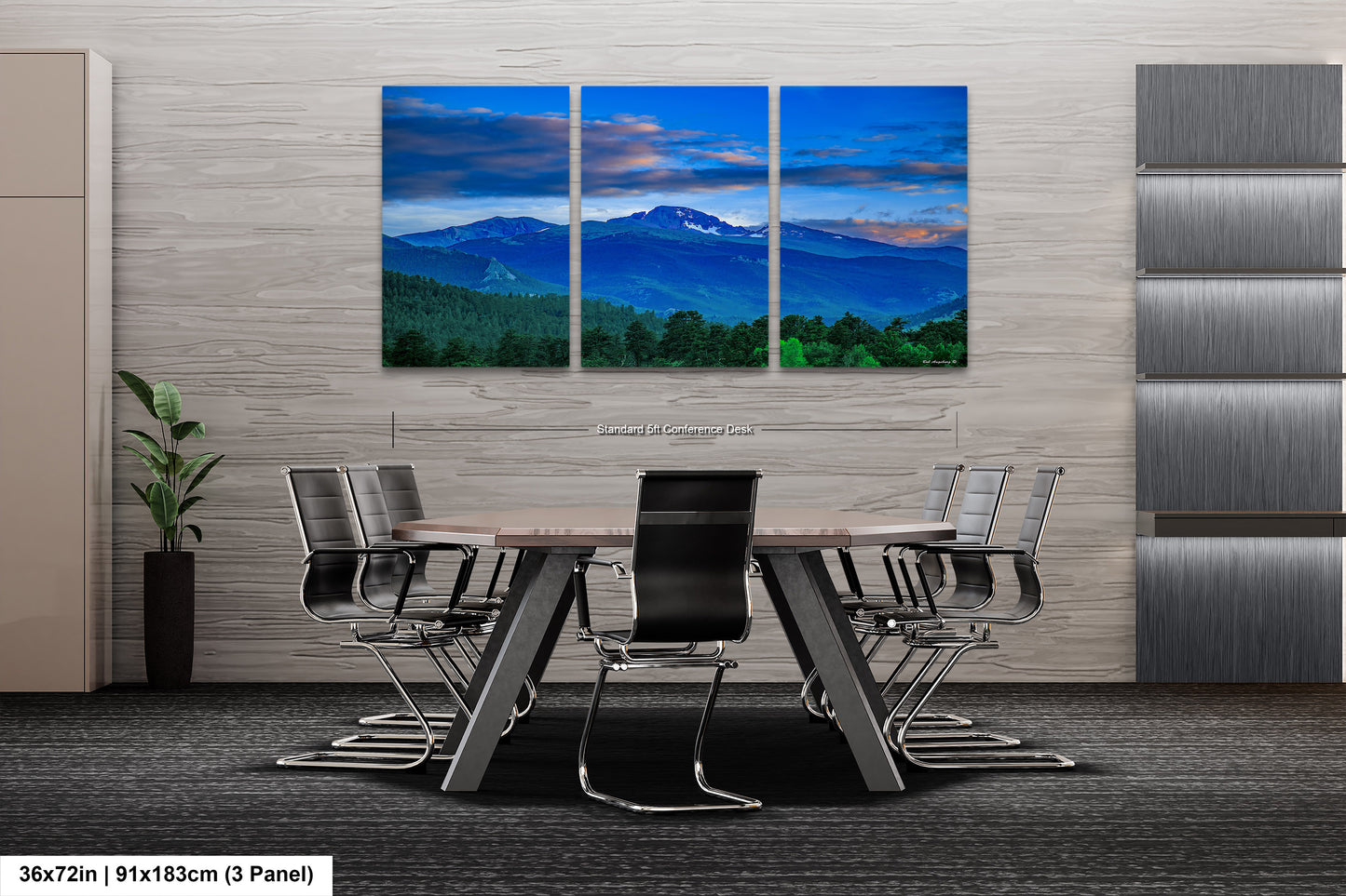 Rocky Mountain national park, Colorado canvas, Estes Park photo, Longs Peak picture, mountain wall decor