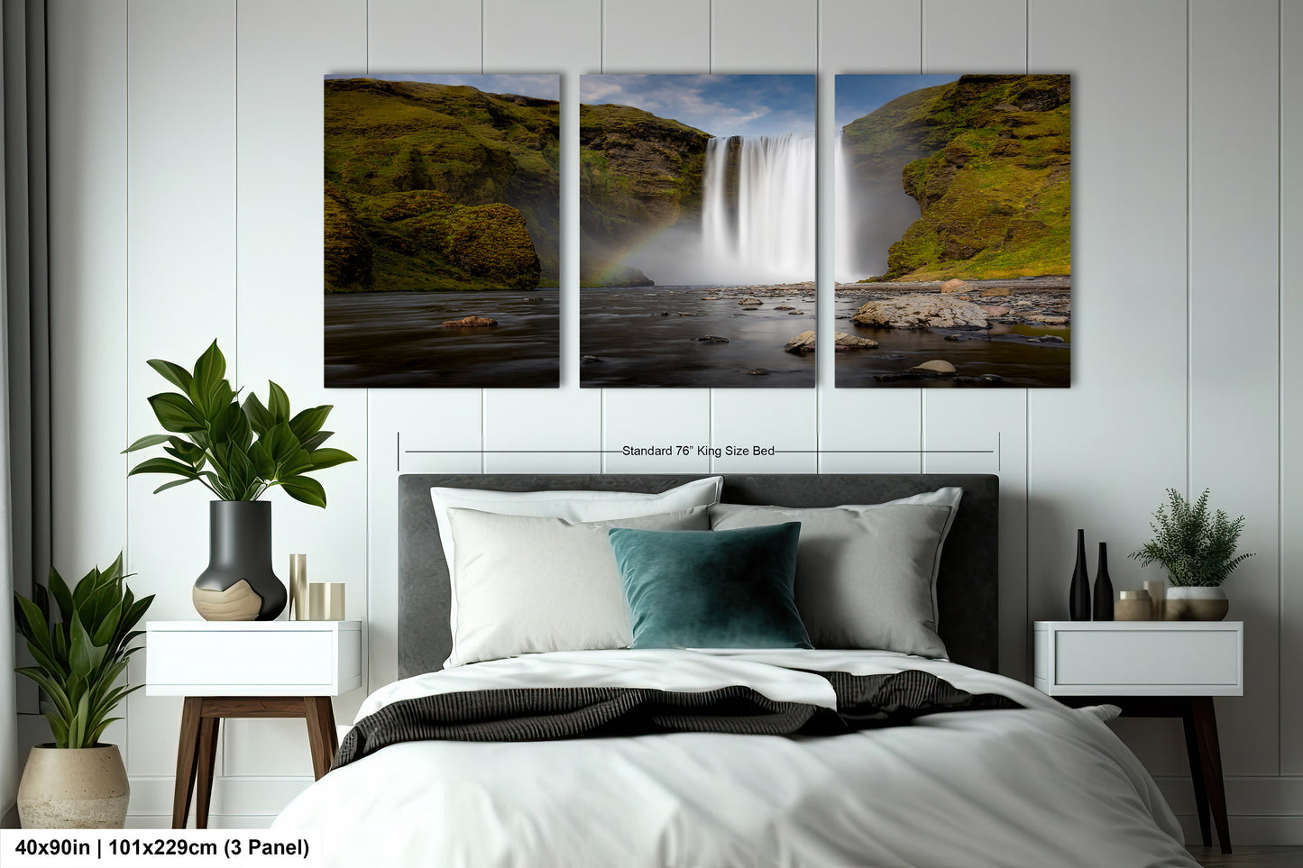 Skogafoss Waterfall in Iceland: Fine Art / Print / Canvas / Acrylic / Metal / Wall Decor / Landscape Photograph