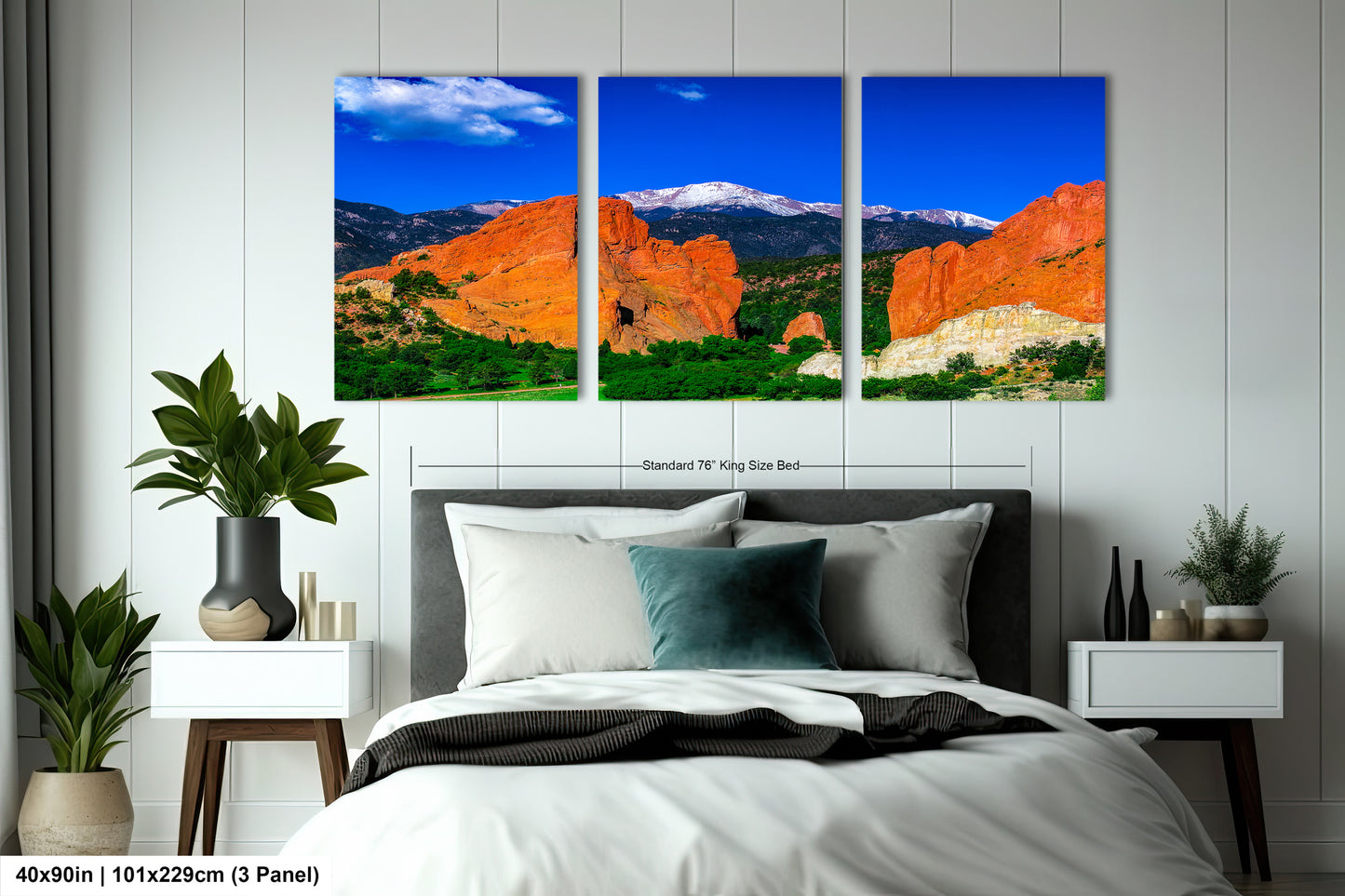 Garden of the god's picture, Pikes Peak print, Colorado Springs canvas, Colorado Springs wall art,