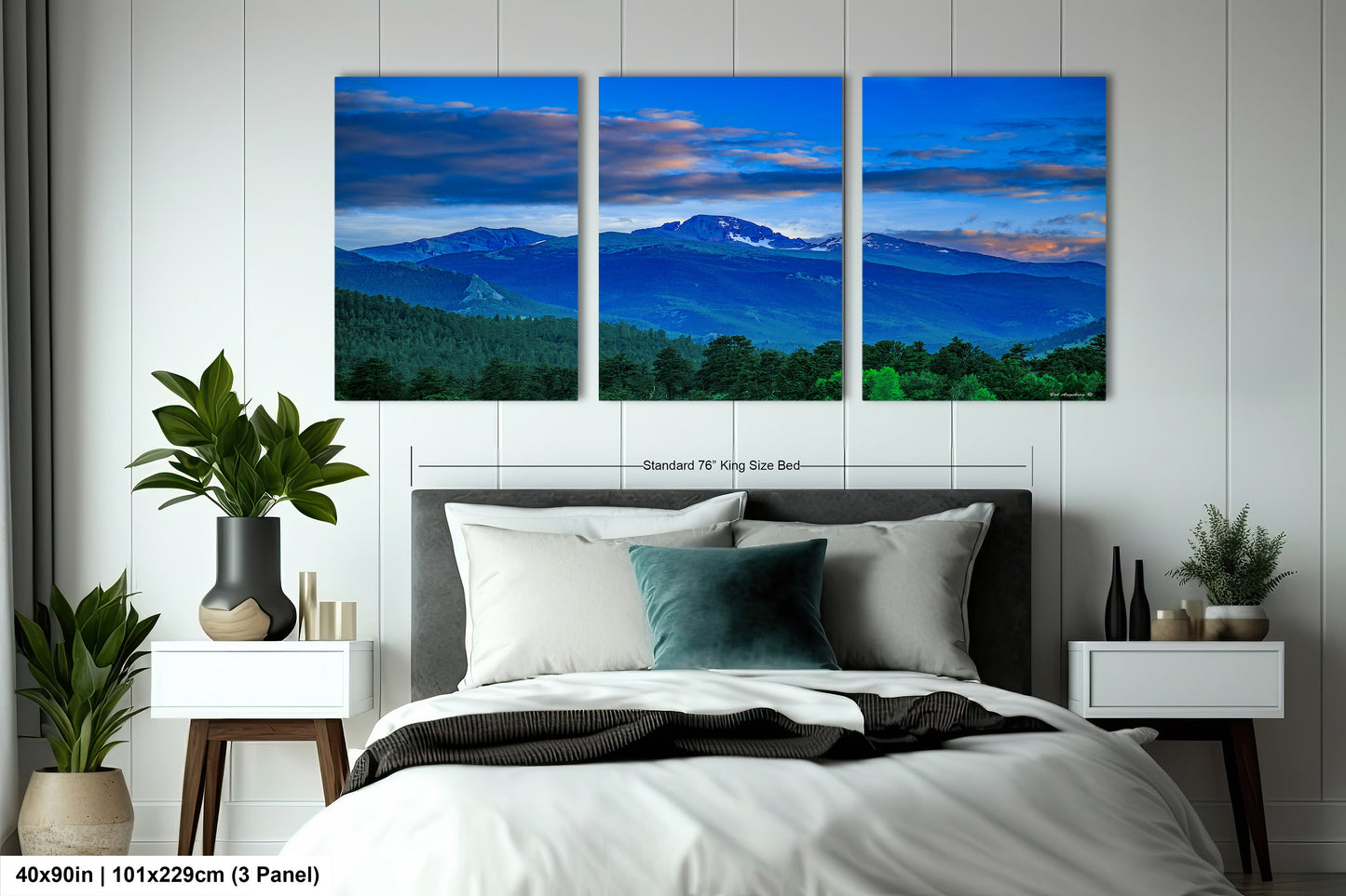 Rocky Mountain national park, Colorado canvas, Estes Park photo, Longs Peak picture, mountain wall decor