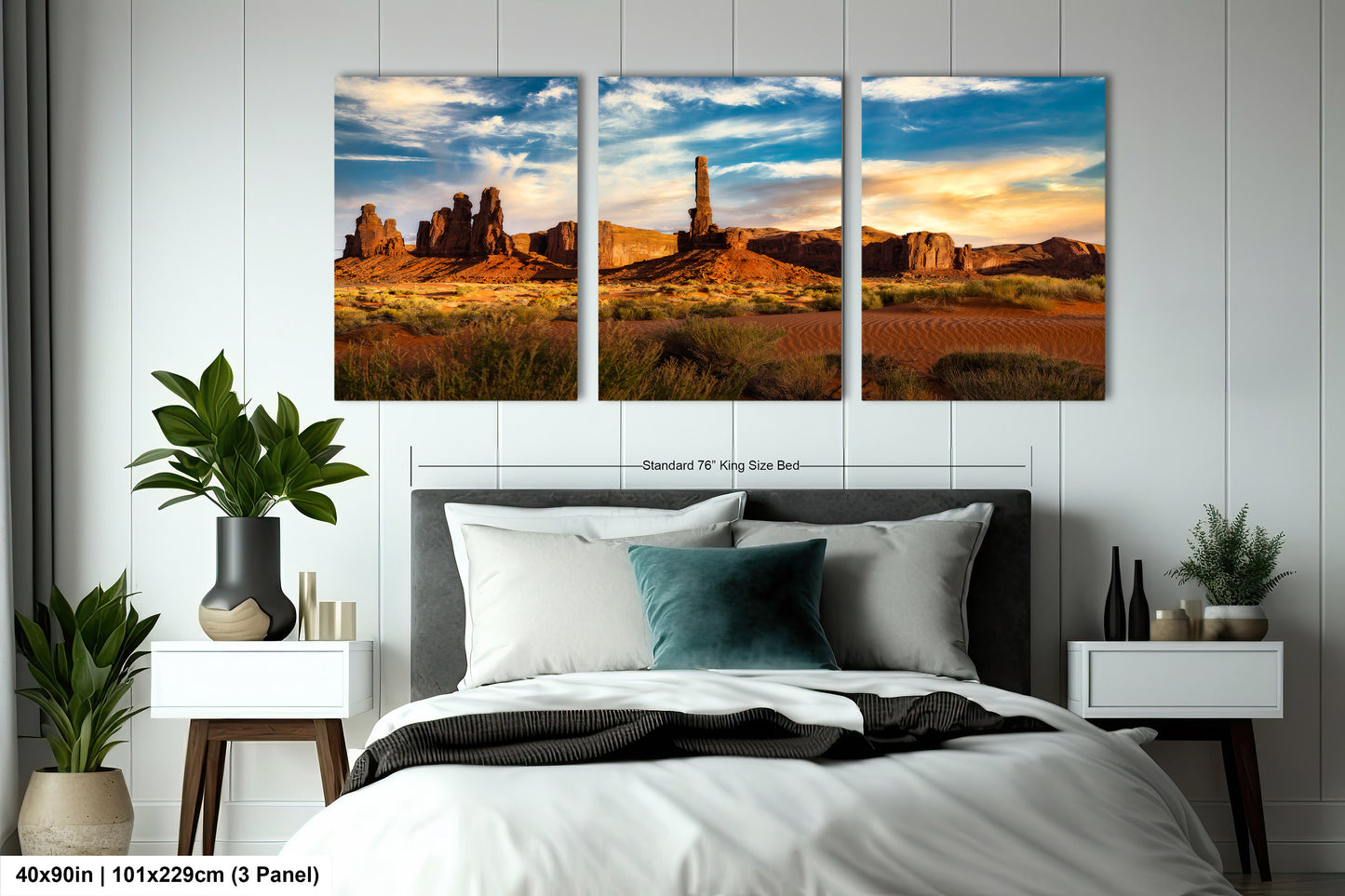 Monument Valley Artwork - Totem Pole Desert Landscape Sunset Print, Southwest Native Style Wall Decor, Home Gift, Tribal Boho Art Poster