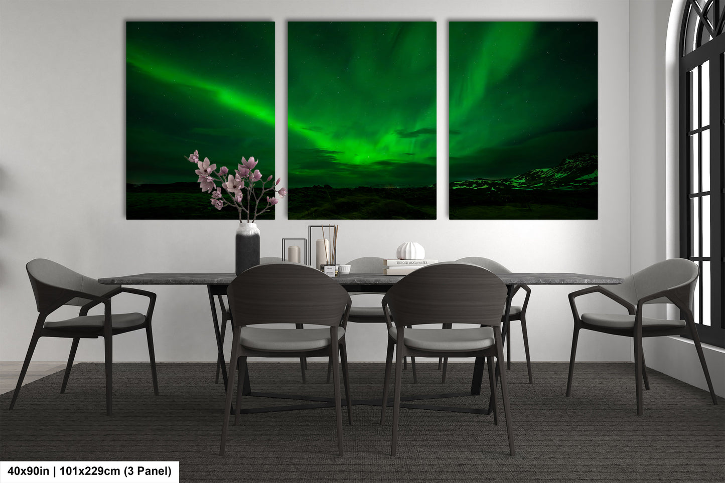 Aurora Borealis Northern Lights Print taken in Iceland on Acrylic, Canvas, Metal & Paper