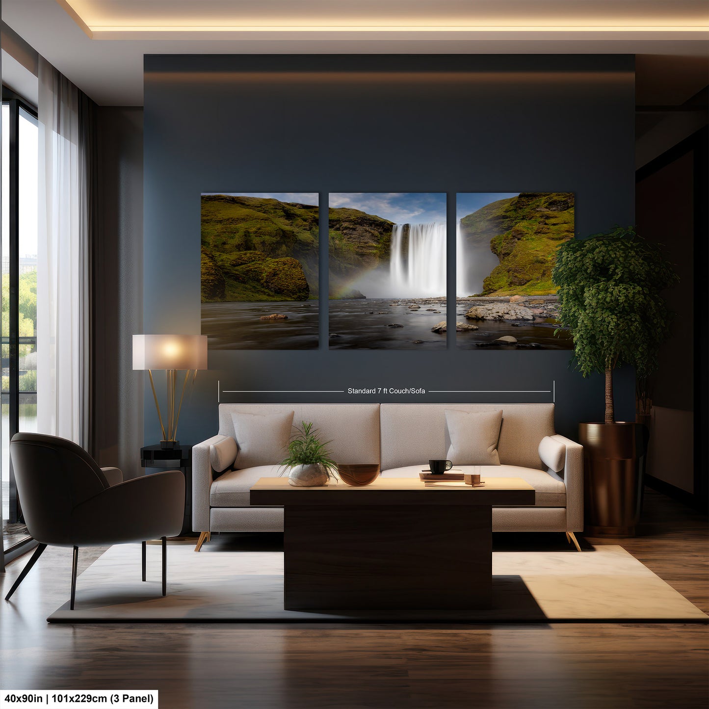 Skogafoss Waterfall in Iceland: Fine Art / Print / Canvas / Acrylic / Metal / Wall Decor / Landscape Photograph