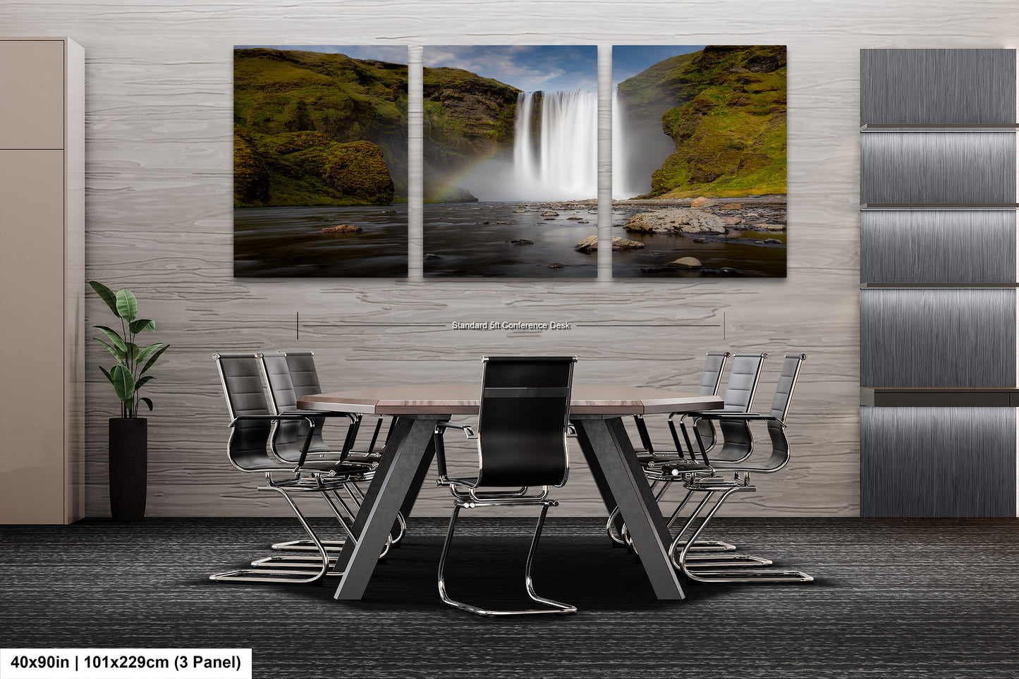 Skogafoss Waterfall in Iceland: Fine Art / Print / Canvas / Acrylic / Metal / Wall Decor / Landscape Photograph