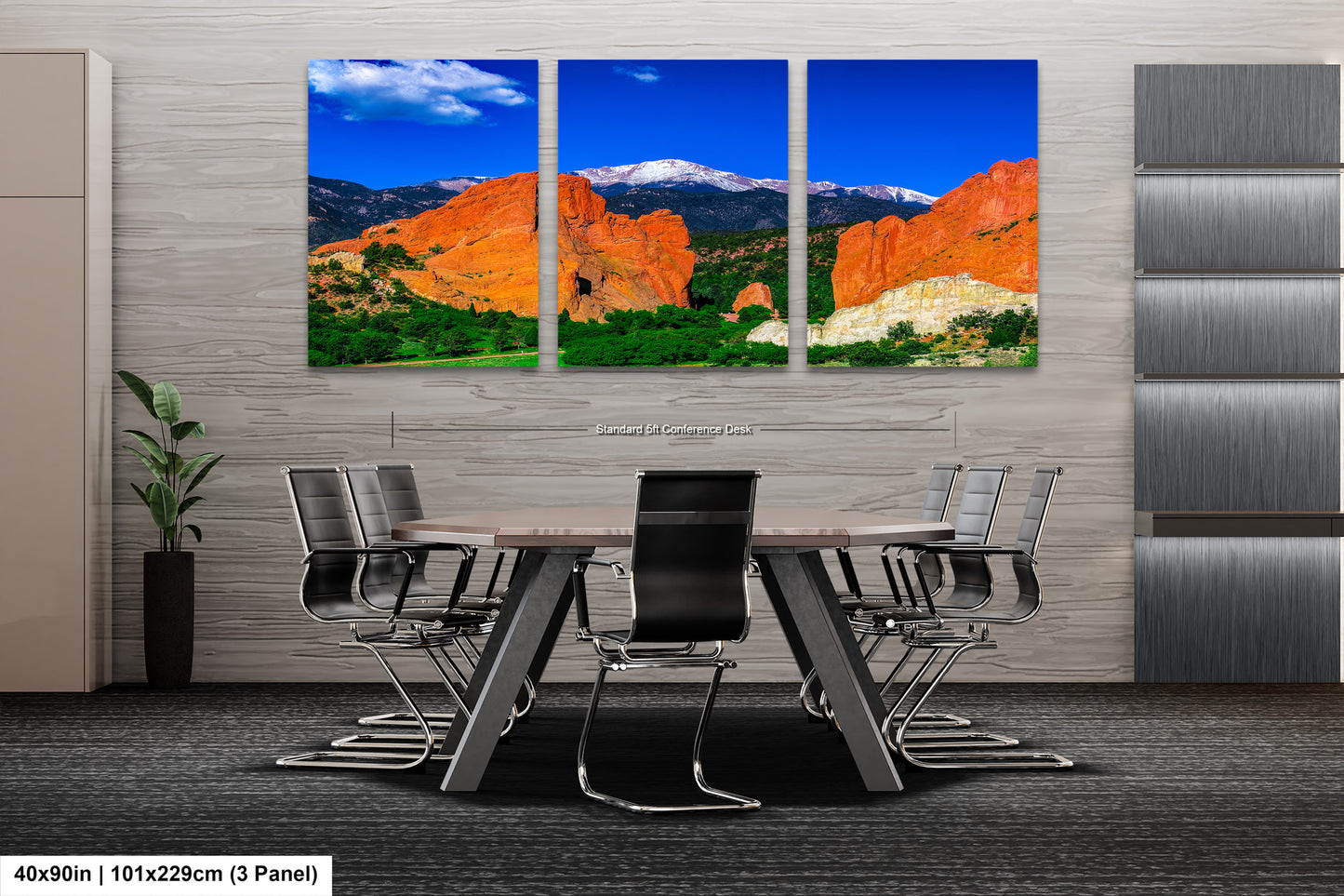 Garden of the god's picture, Pikes Peak print, Colorado Springs canvas, Colorado Springs wall art,