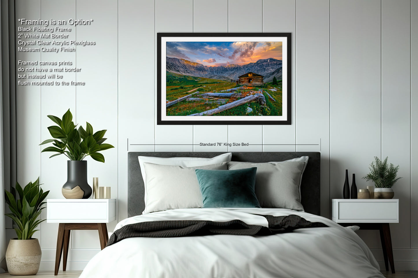 Mayflower Gulch sunset landscape, Leadville Colorado, San Juan mountains, mountain sunset, Rocky Mountains, Colorado art, triptych