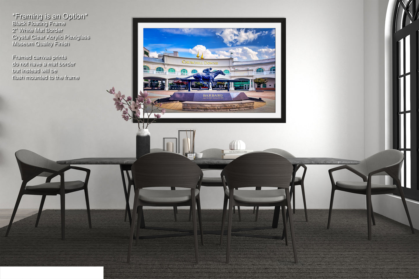 Kentucky Derby Decor, Horse Racing Art, Churchill Downs Canvas Print, Iconic Landmark Wall Decor