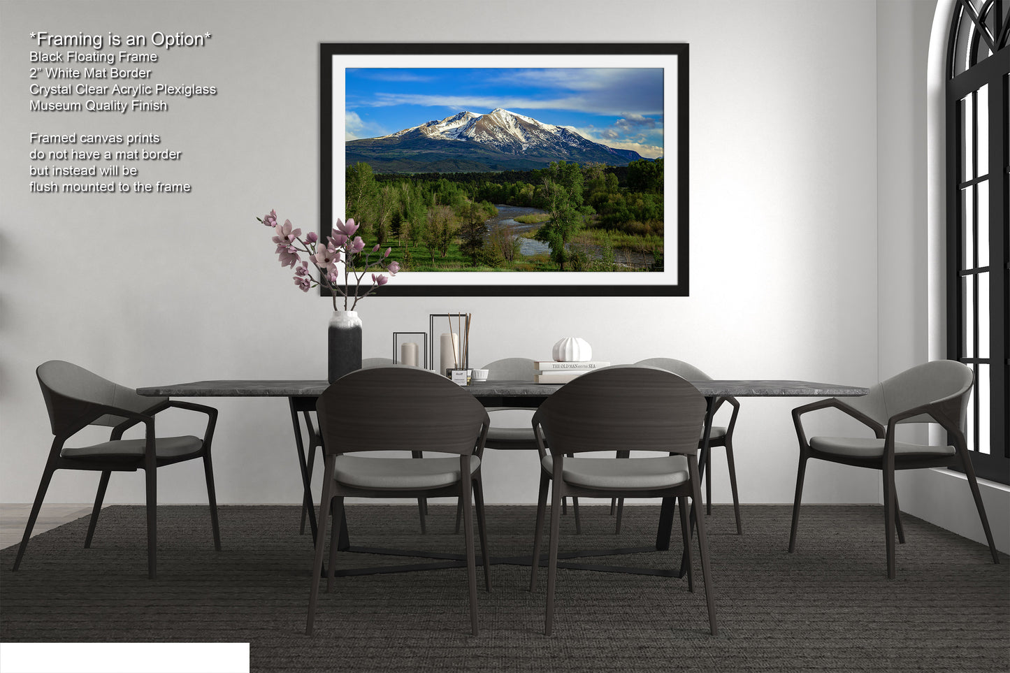 Mt. Sopris canvas picture, Aspen Colorado, Carbondale Colorado, Mount Sopris, Colorado wall art, mountain wall art