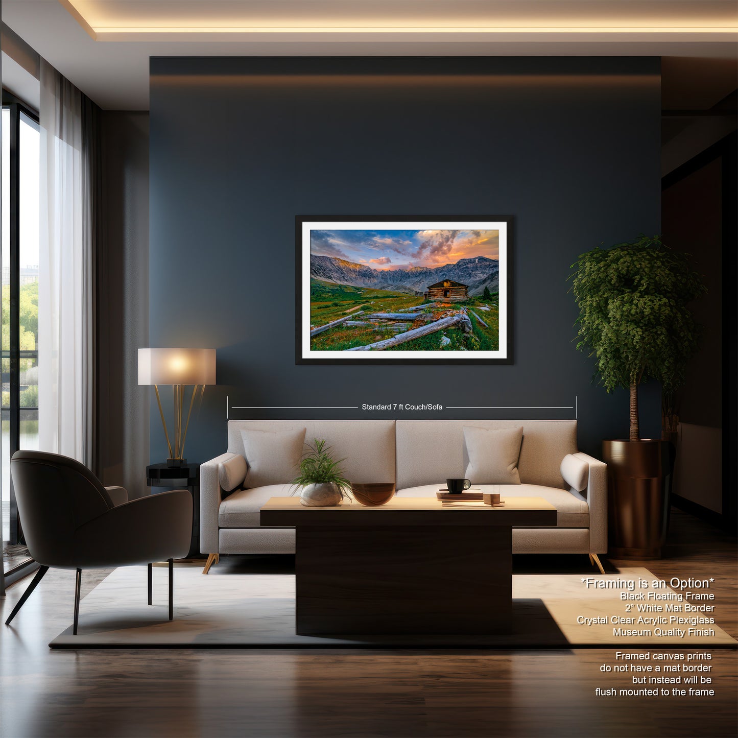Mayflower Gulch sunset landscape, Leadville Colorado, San Juan mountains, mountain sunset, Rocky Mountains, Colorado art, triptych