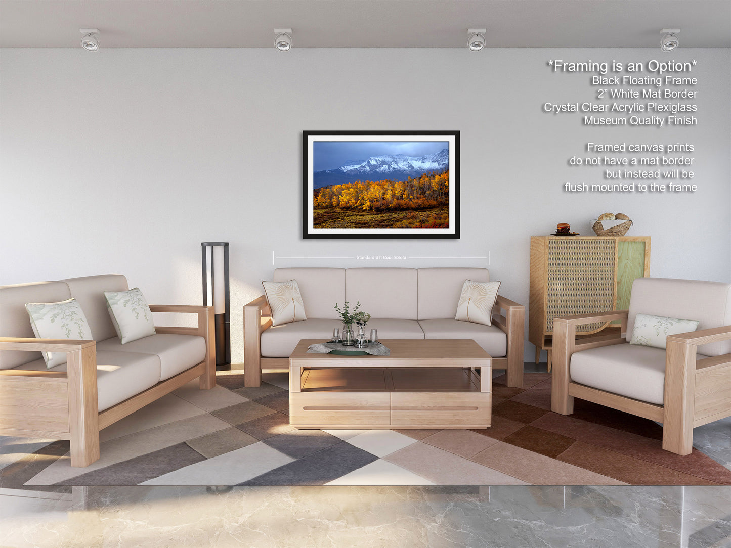 Colorado Mountains in Autumn, Aspens, Dallas Divide, Ridgway, Telluride, Photography wall art