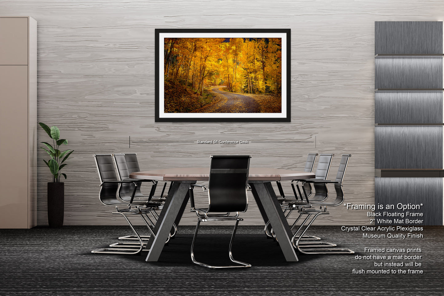 Colorado Aspens, Curvy road, autumn color, Little Cimarron Valley, Rocky Mountains, golden leaves, Photography wall art