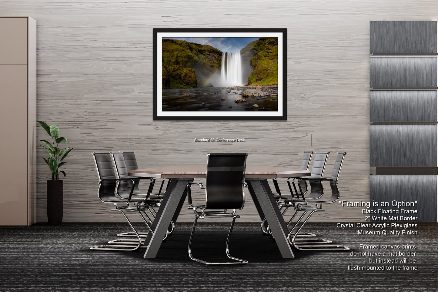 Skogafoss Waterfall in Iceland: Fine Art / Print / Canvas / Acrylic / Metal / Wall Decor / Landscape Photograph