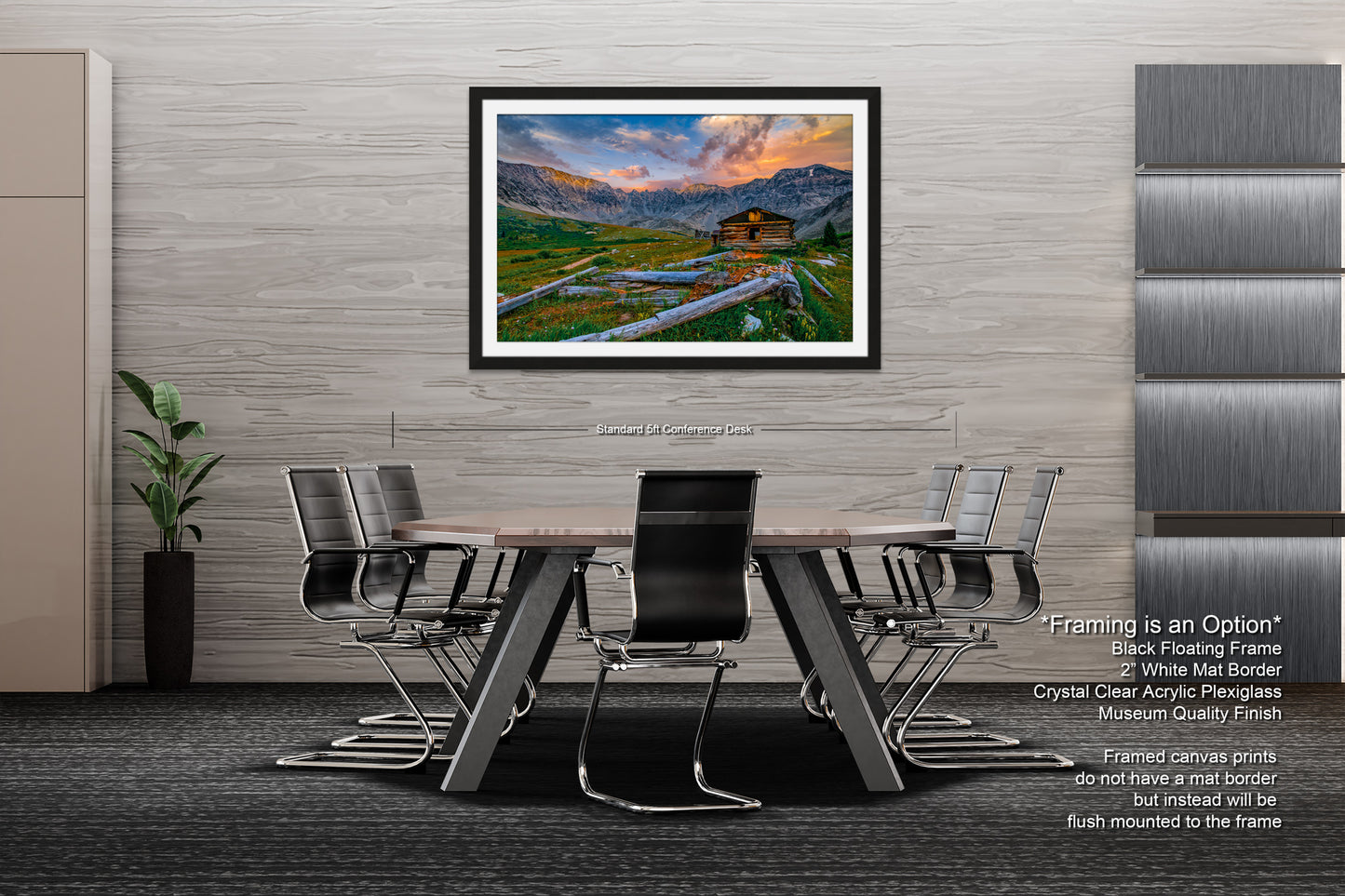 Mayflower Gulch sunset landscape, Leadville Colorado, San Juan mountains, mountain sunset, Rocky Mountains, Colorado art, triptych