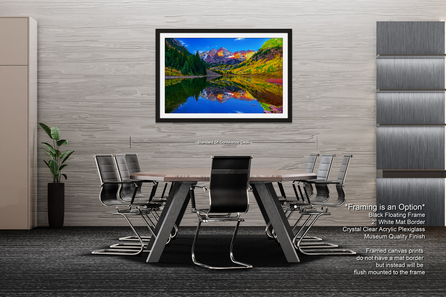 Maroon Bells canvas print, Colorado wall art, autumn colors, sunrise picture, Aspen autumn, nature photography, mountain wall art