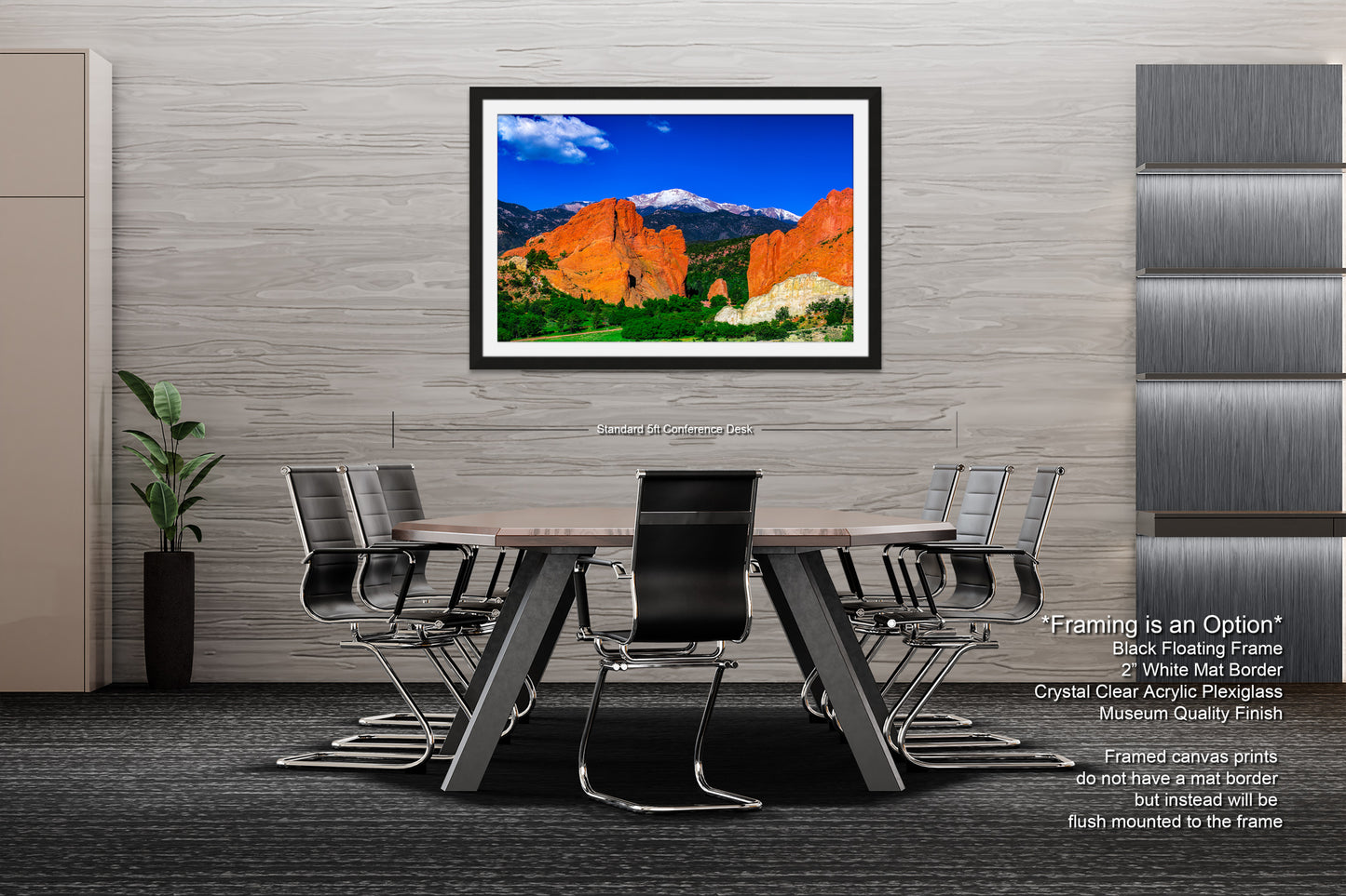 Garden of the god's picture, Pikes Peak print, Colorado Springs canvas, Colorado Springs wall art,