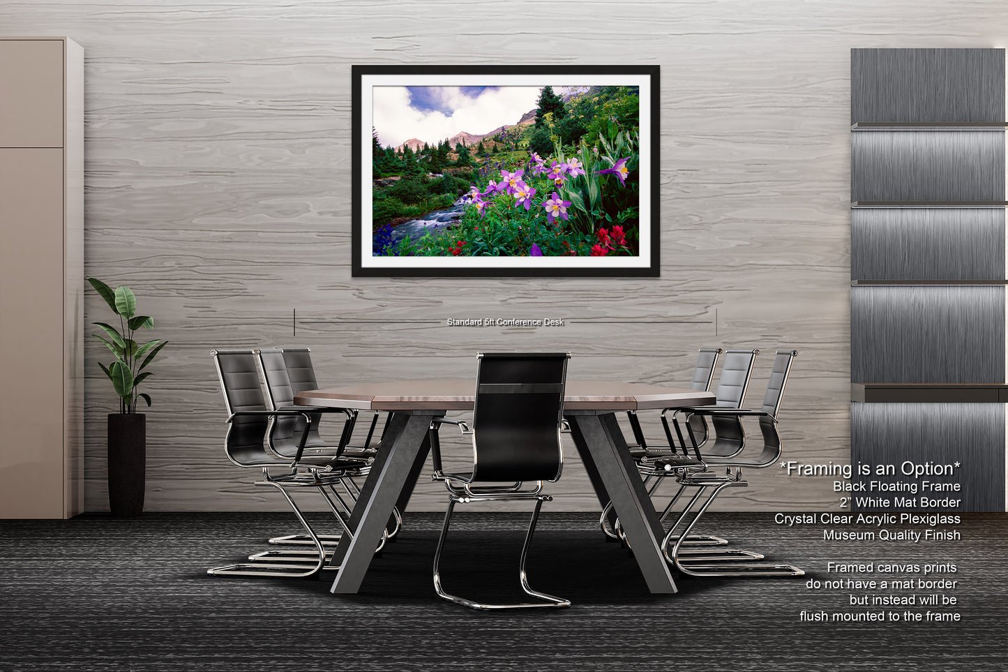 Three Waterfalls and Colorado Columbine, Misty Valley, Yankee Boy Basin, Ouray Colorado, Little Switzerland, Red Mountain Pass, Sneffel Creek