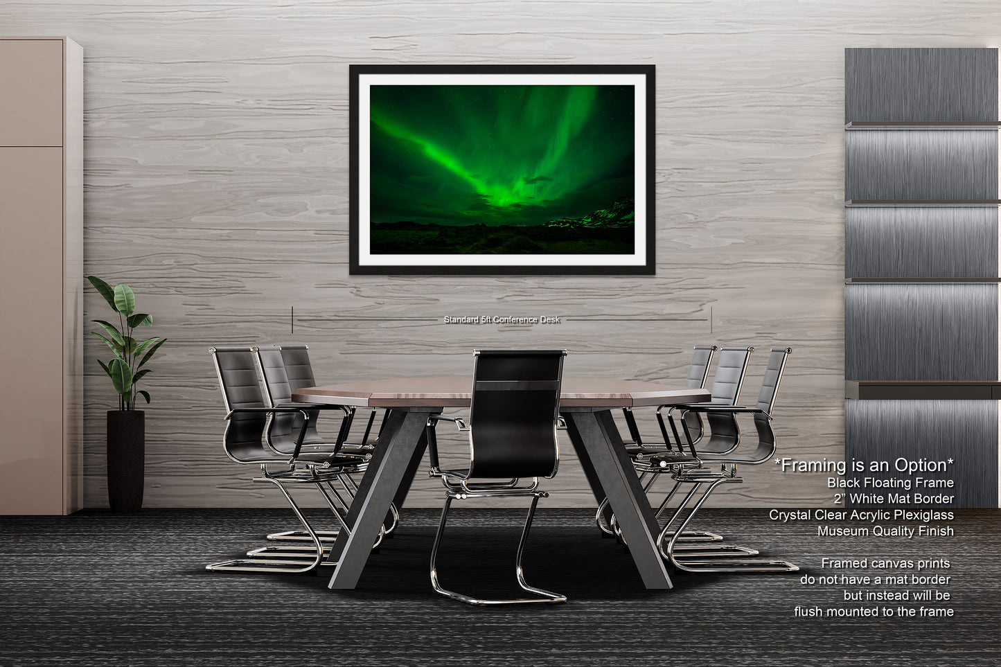Aurora Borealis Northern Lights Print taken in Iceland on Acrylic, Canvas, Metal & Paper