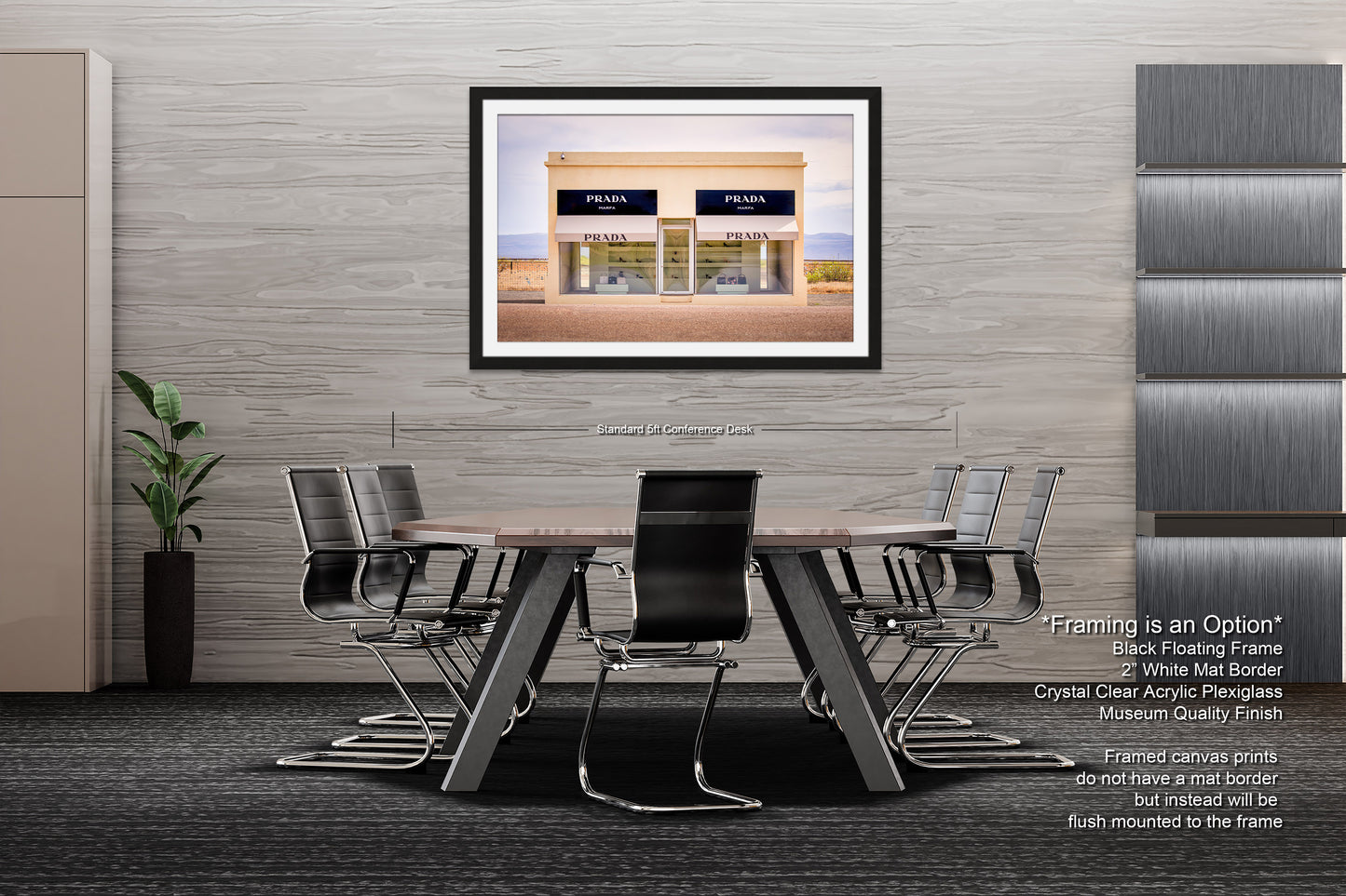 Marfa Texas Fashion Store Photography Wall Art Print - Neutral Room Decor Poster on Premium Photo Paper, Canvas, Acrylic, or Metal