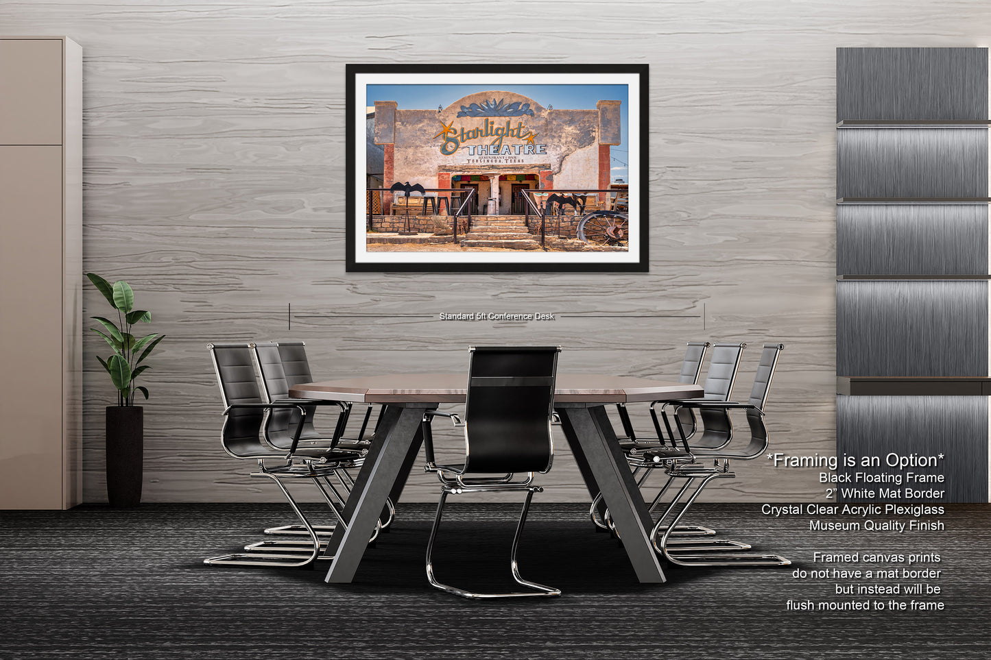 Starlight Theater Terlingua Texas Photo Print: West Texas Ghost Town, Historic Desert Movie Theater Photo on Premium Paper, Canvas or Metal