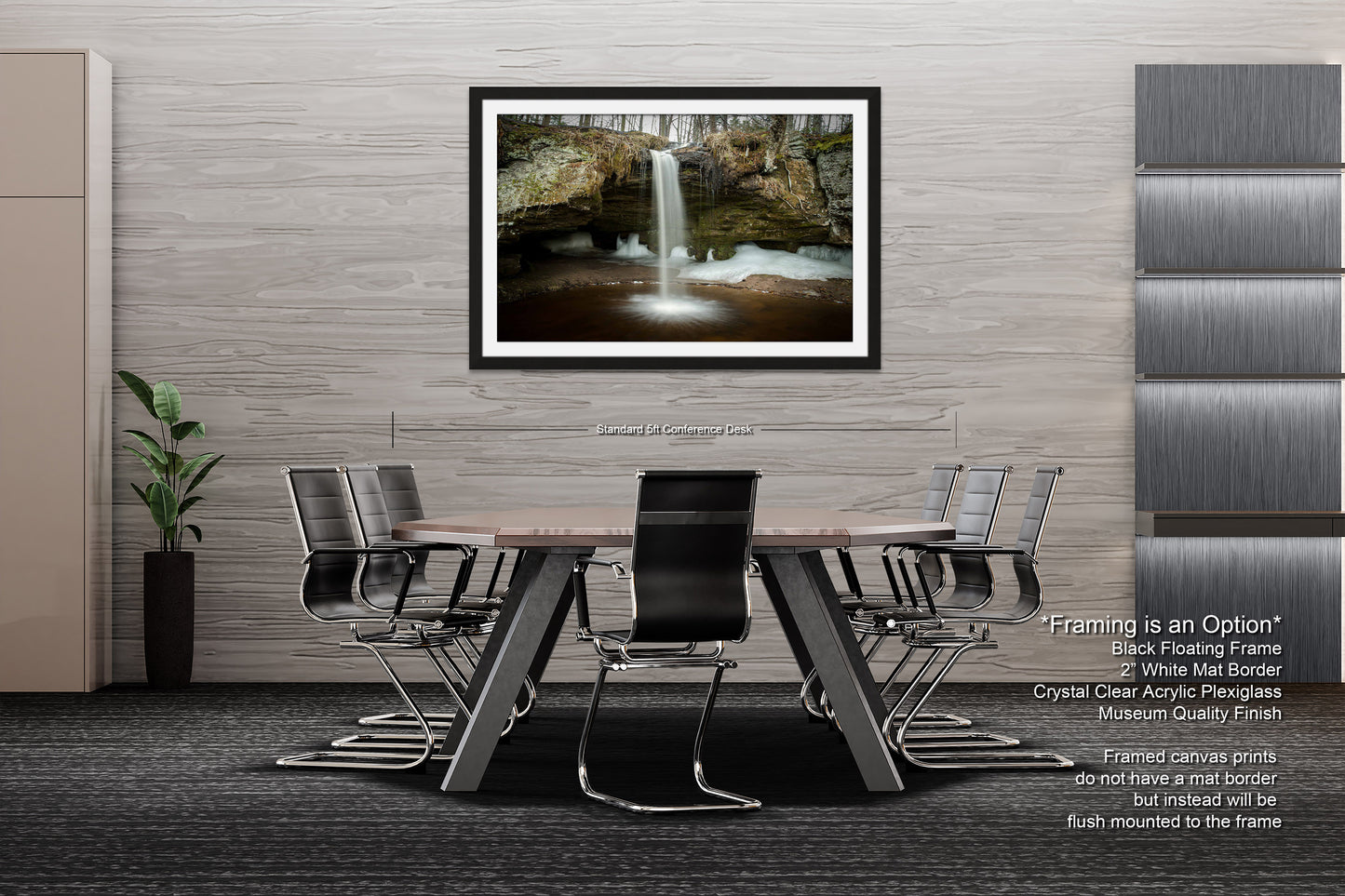 Scott Falls Art Print - Scenic Northern Michigan Landscape Poster
