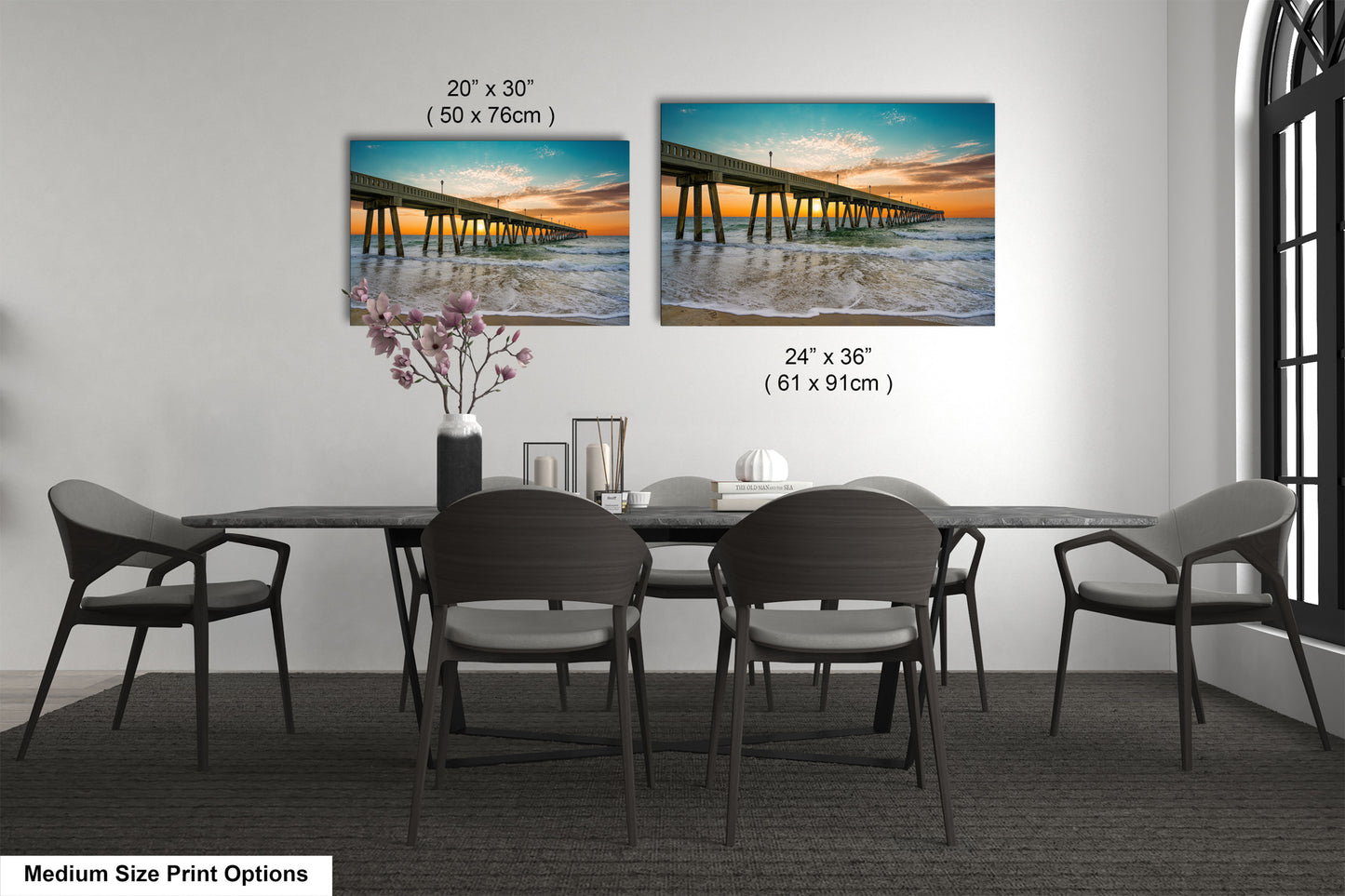 Coastal Awakening: Wrightsville Beach Photography Jonnie Mercers Fishing Pier North Carolina Architectural Seascape Wall Art