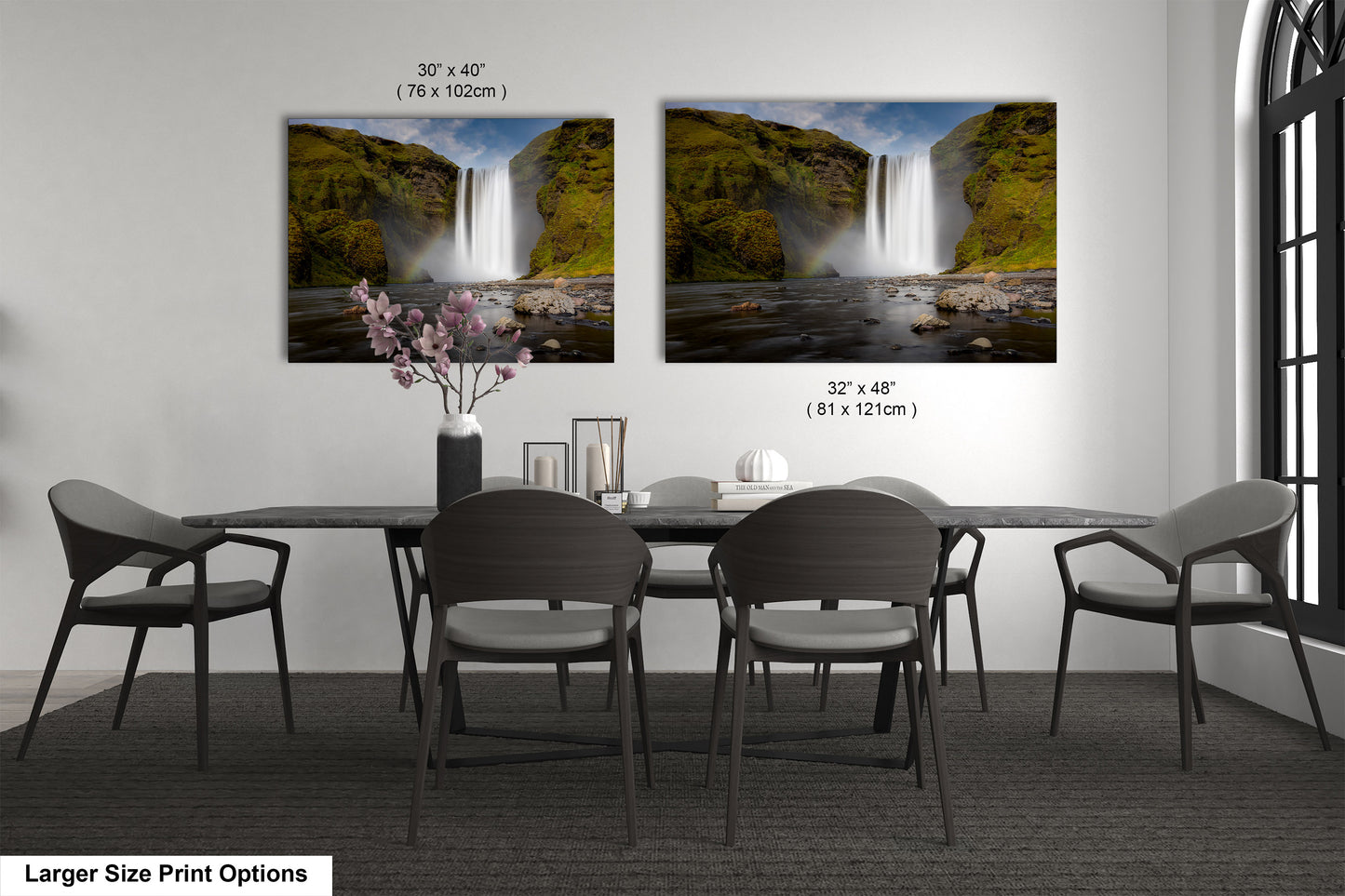 Skogafoss Waterfall in Iceland: Fine Art / Print / Canvas / Acrylic / Metal / Wall Decor / Landscape Photograph