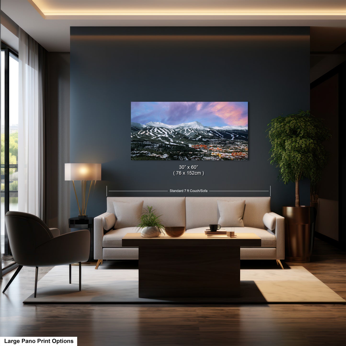 Breckenridge Colorado winter landscape, Breckenridge art, ski runs, Colorado wall art, Breckenridge, Colorado winter picture