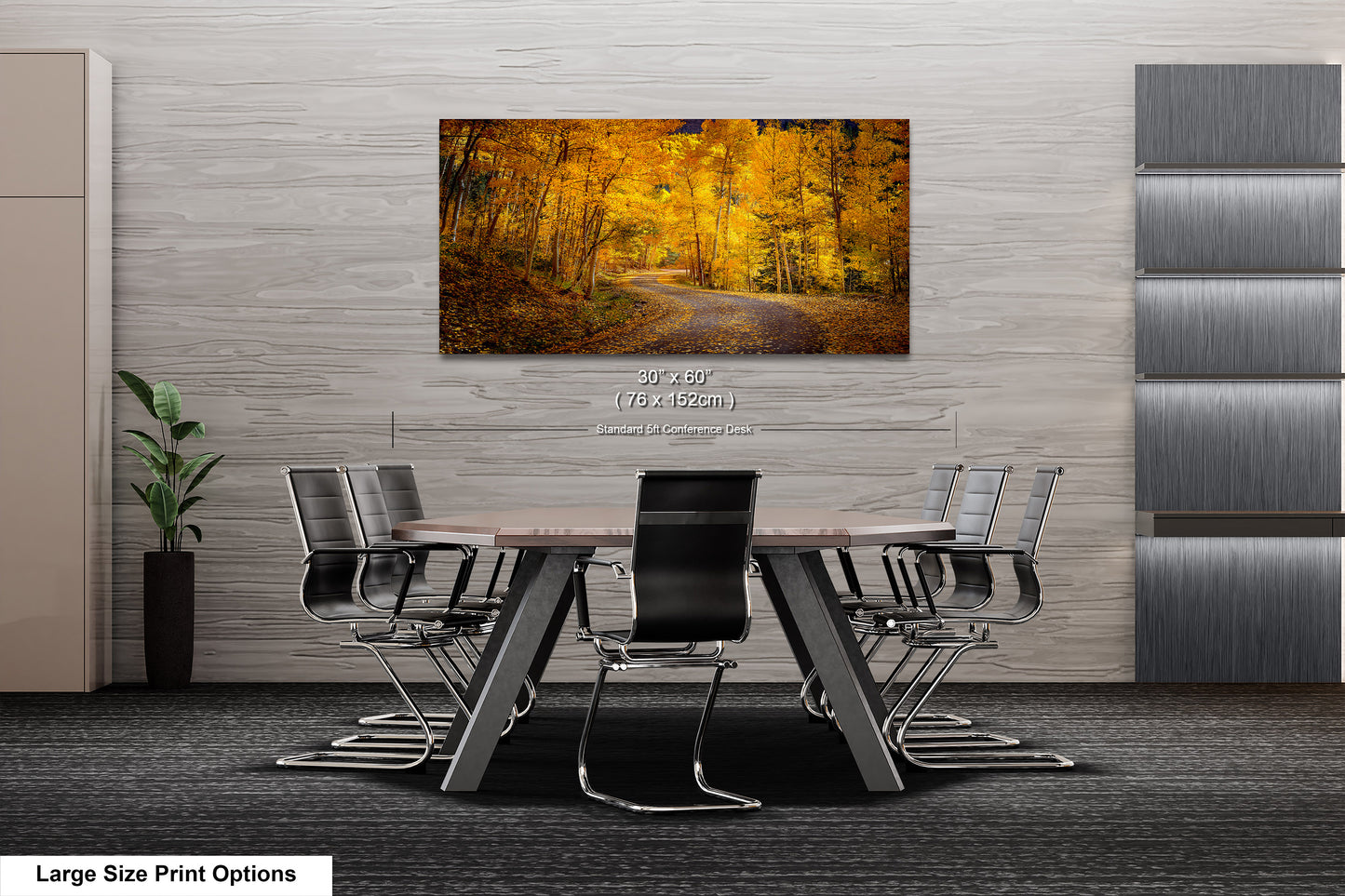 Colorado Aspens, Curvy road, autumn color, Little Cimarron Valley, Rocky Mountains, golden leaves, Photography wall art