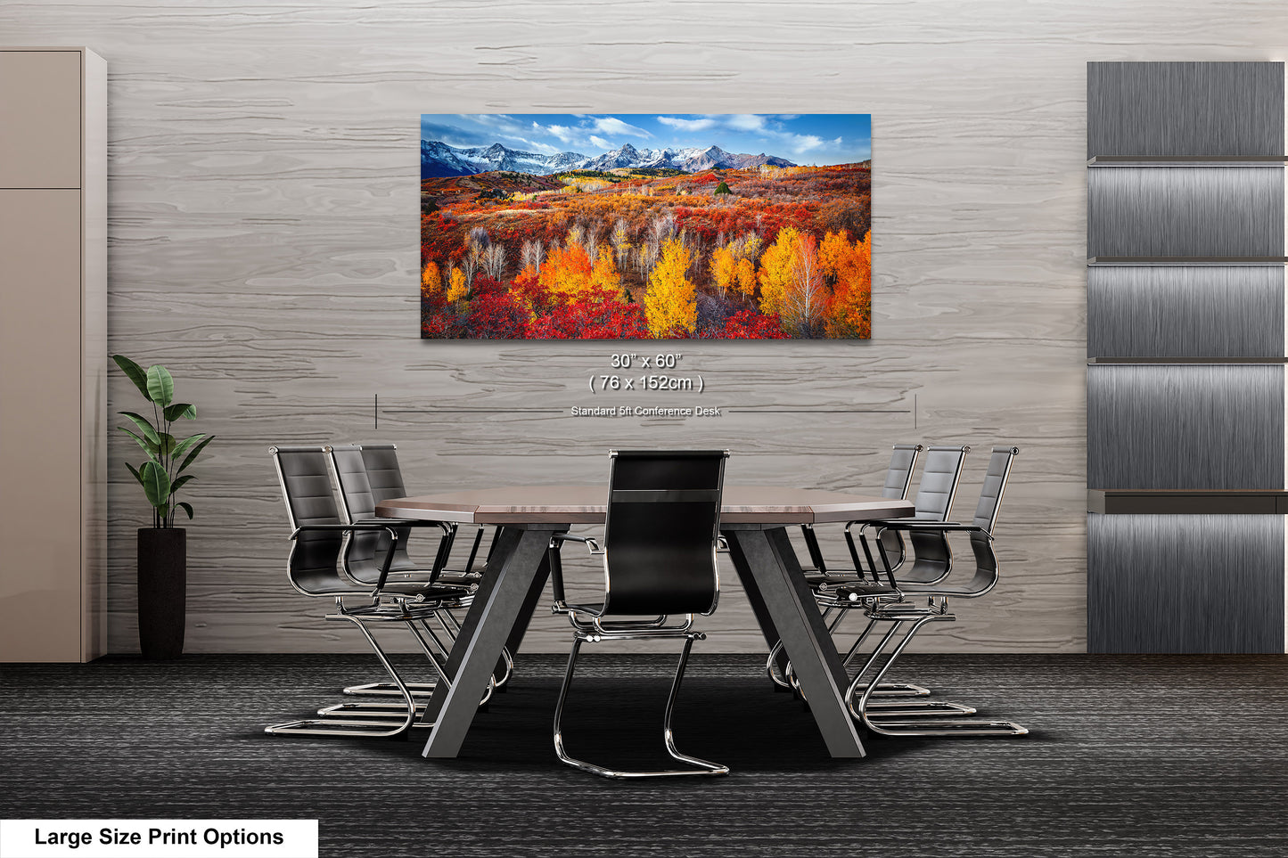 Colorado Rocky Mountains in autumn. San Juan Mountain Range. Dallas Divide, Ridgeway, Telluride