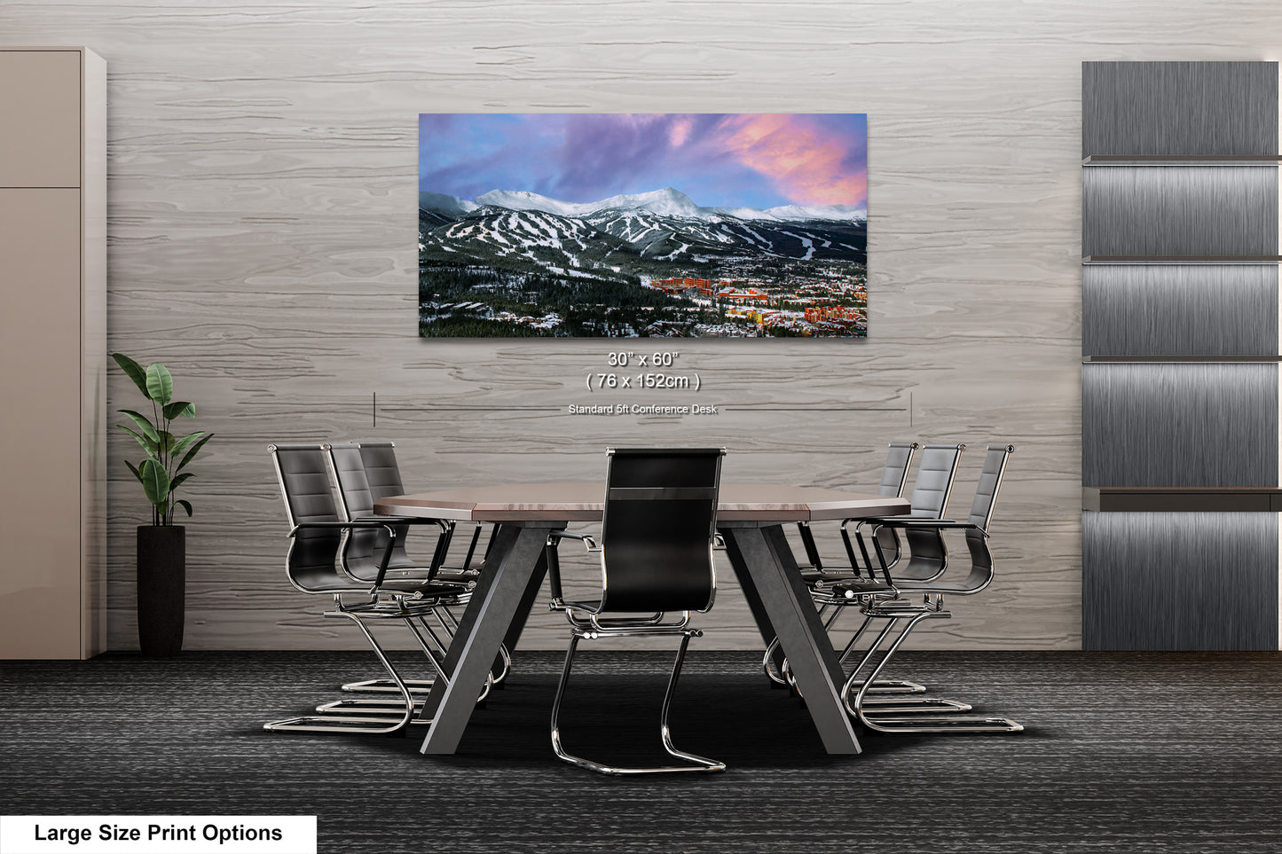 Breckenridge Colorado winter landscape, Breckenridge art, ski runs, Colorado wall art, Breckenridge, Colorado winter picture