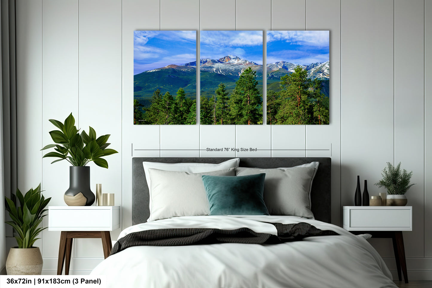 Rocky Mountain National Park, Longs Peak landscape picture, Colorado wall art, large framed art work, Estes Park, national park canvas