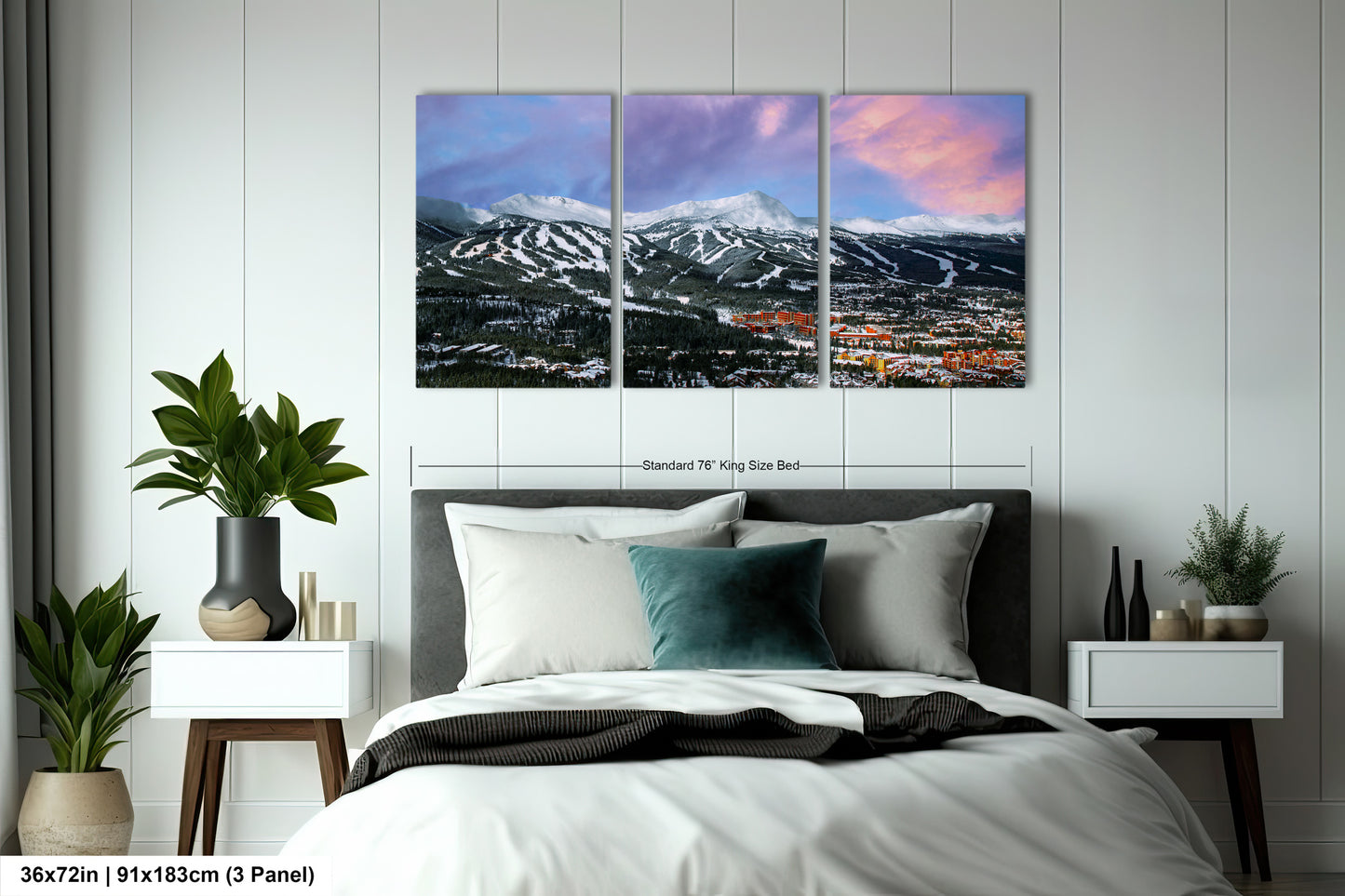 Breckenridge Colorado winter landscape, Breckenridge art, ski runs, Colorado wall art, Breckenridge, Colorado winter picture