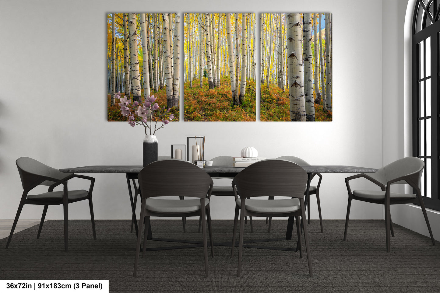Aspens in autumn, Crested Butte, Colorado. Kebler Pass.