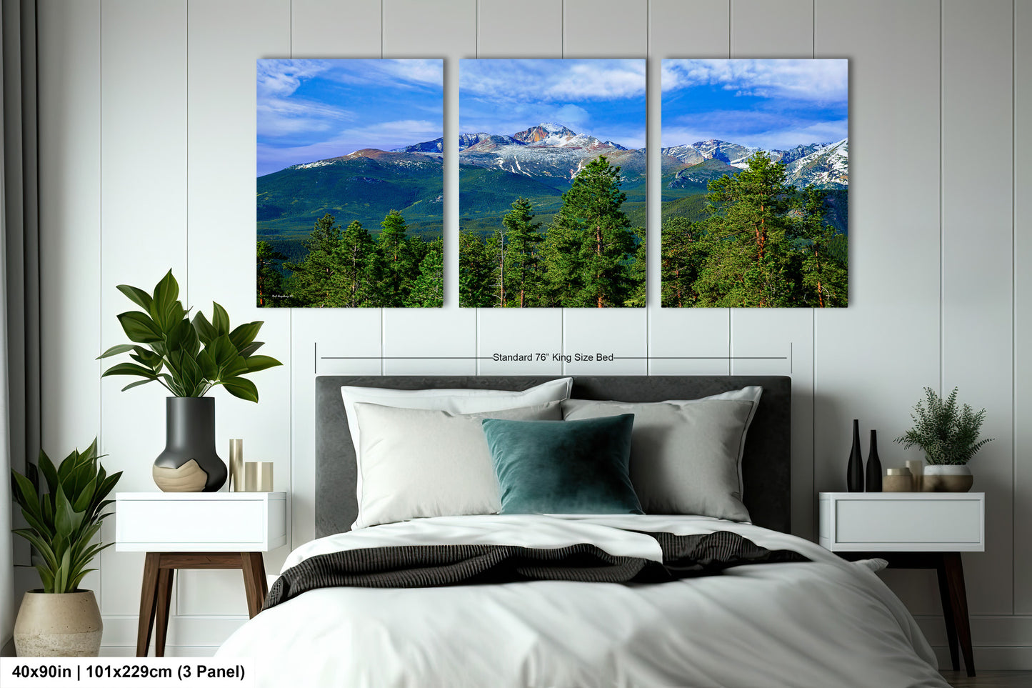 Rocky Mountain National Park, Longs Peak landscape picture, Colorado wall art, large framed art work, Estes Park, national park canvas
