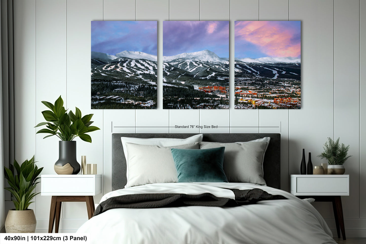 Breckenridge Colorado winter landscape, Breckenridge art, ski runs, Colorado wall art, Breckenridge, Colorado winter picture