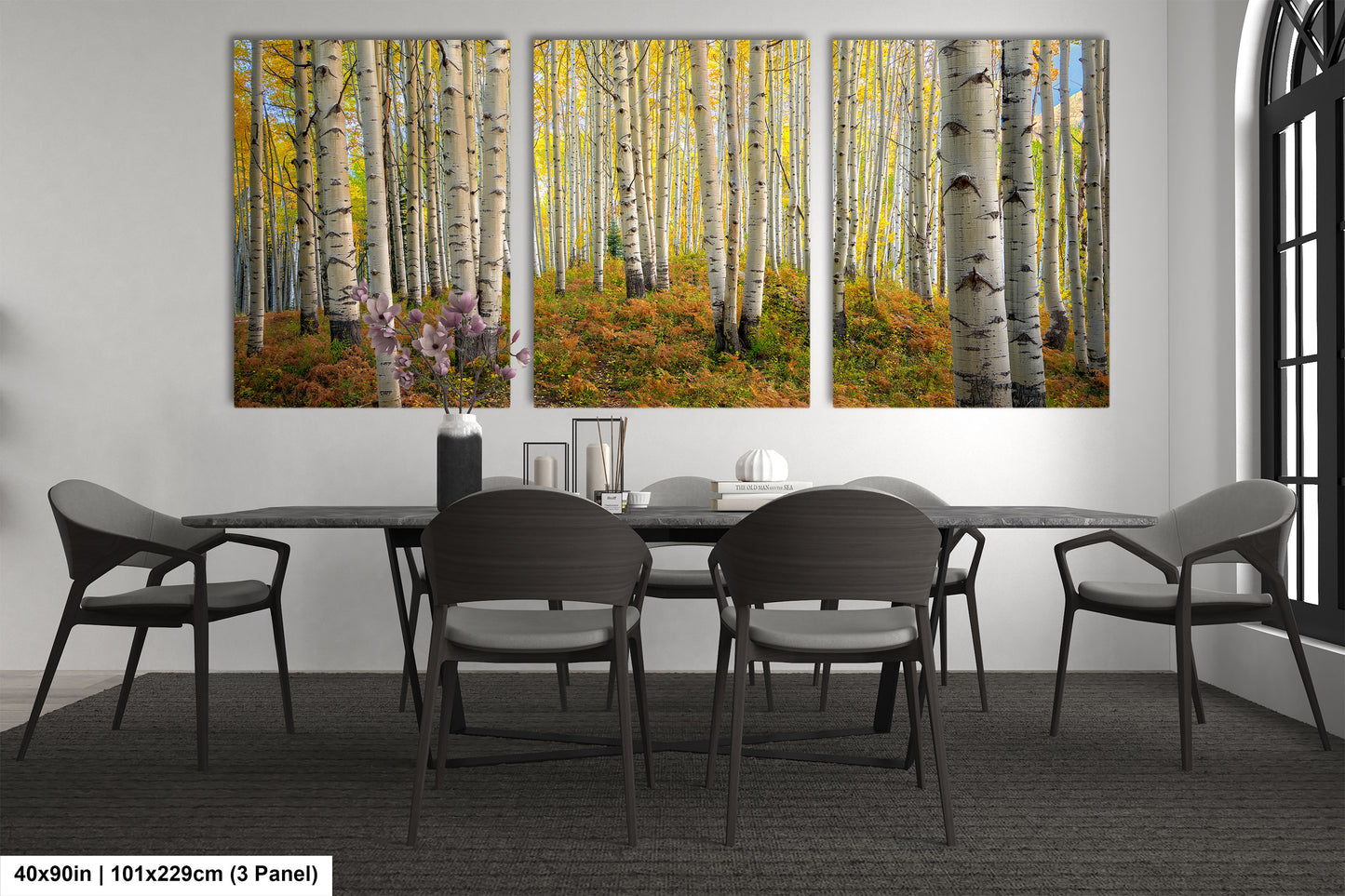Aspens in autumn, Crested Butte, Colorado. Kebler Pass.