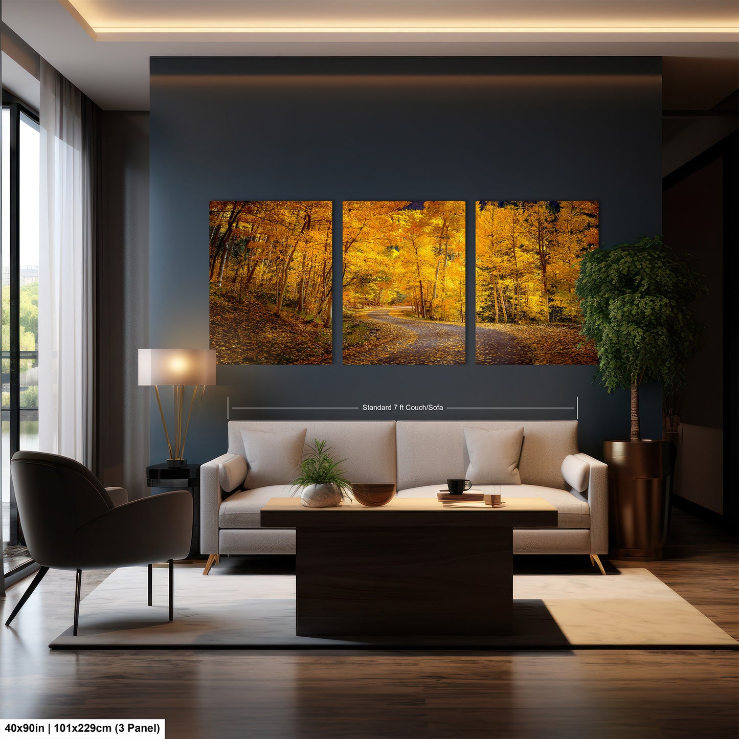 Colorado Aspens, Curvy road, autumn color, Little Cimarron Valley, Rocky Mountains, golden leaves, Photography wall art