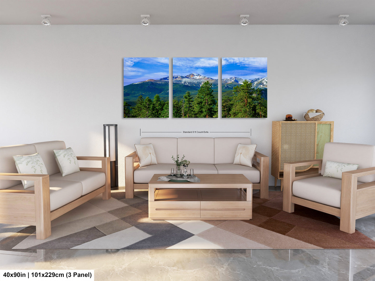 Rocky Mountain National Park, Longs Peak landscape picture, Colorado wall art, large framed art work, Estes Park, national park canvas