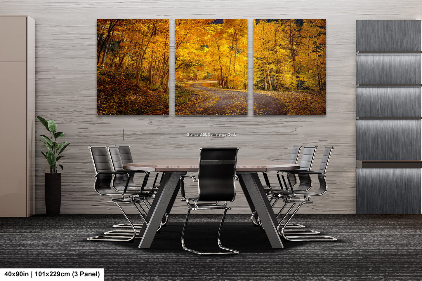 Colorado Aspens, Curvy road, autumn color, Little Cimarron Valley, Rocky Mountains, golden leaves, Photography wall art