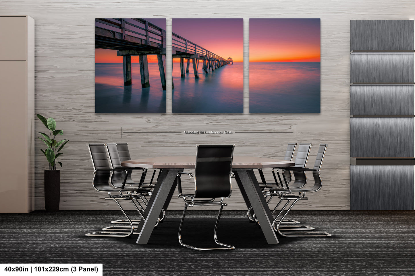 Naples Pier Sunset Art Print - Florida Gulf Coast Photography