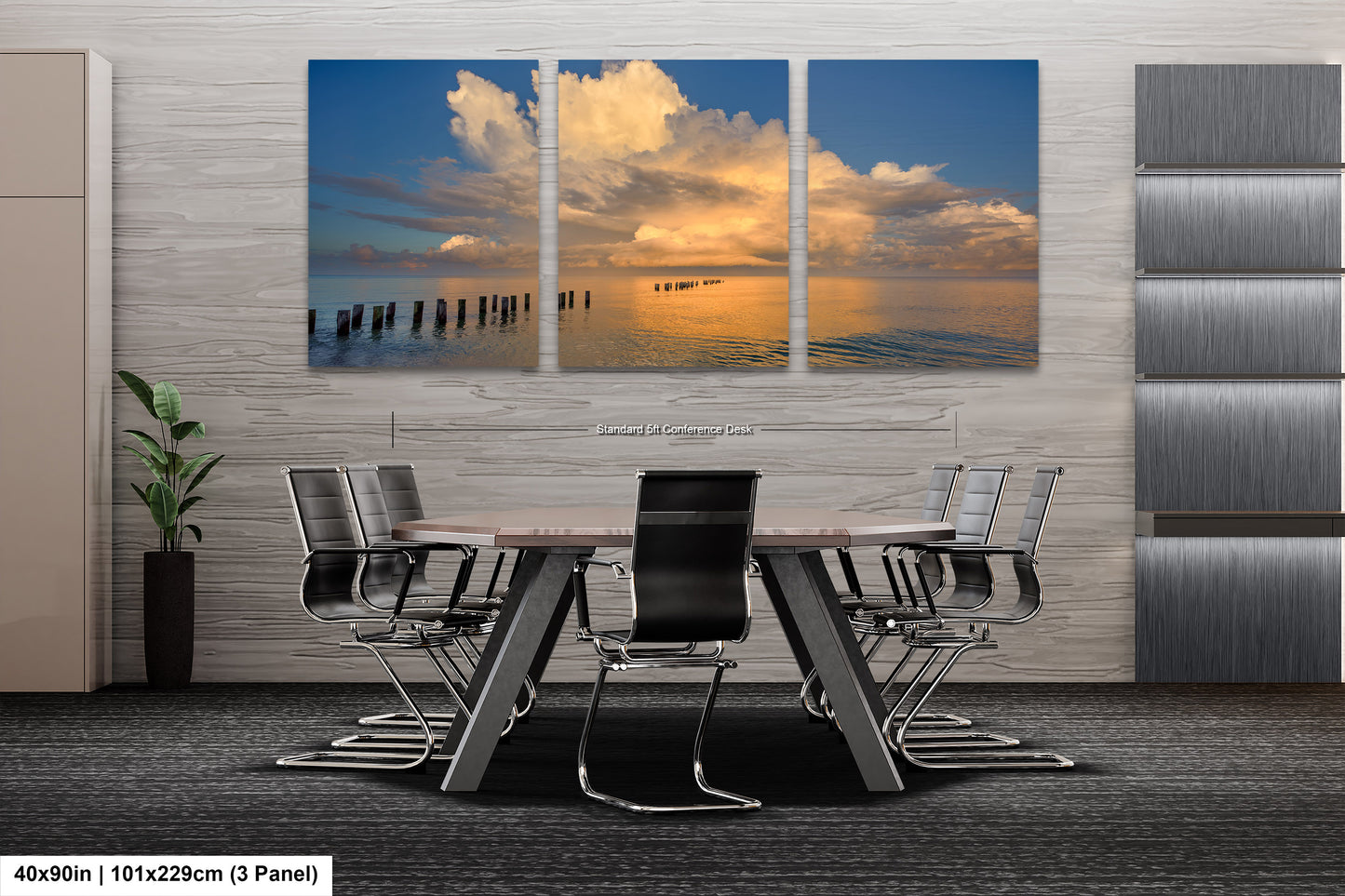 Naples Sunrise Art Print - Tranquil Gulf Clouds and Old Pier Pillars Florida Coastal Scene