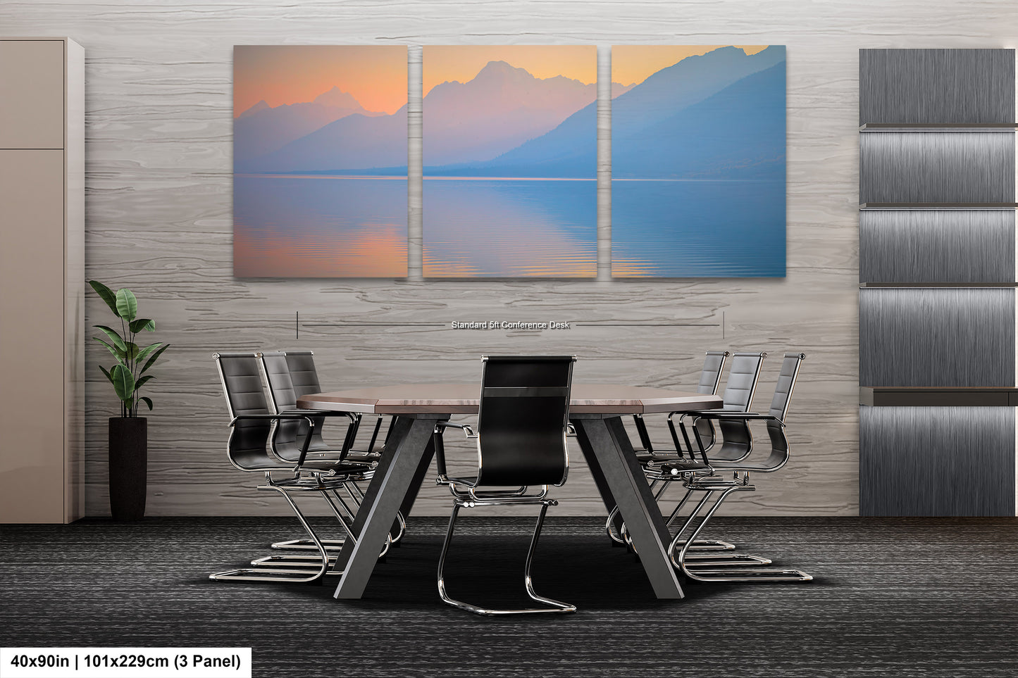 Grand Tetons in Mist at Jenny Lake - Serene Nature Landscape Art