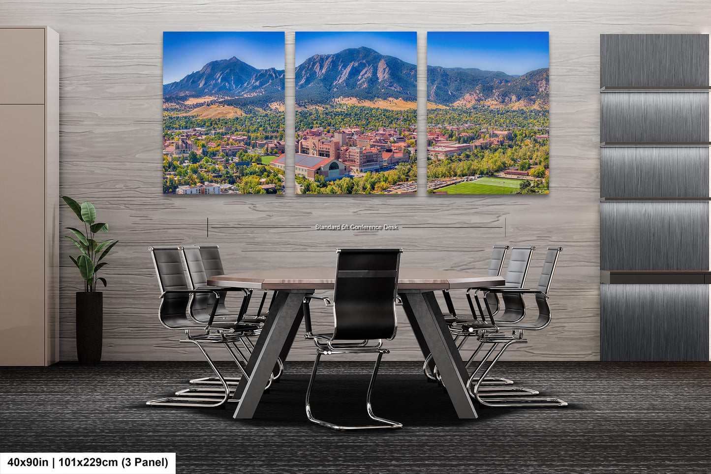 Folsom Field, Boulder Colorado Mountainscape