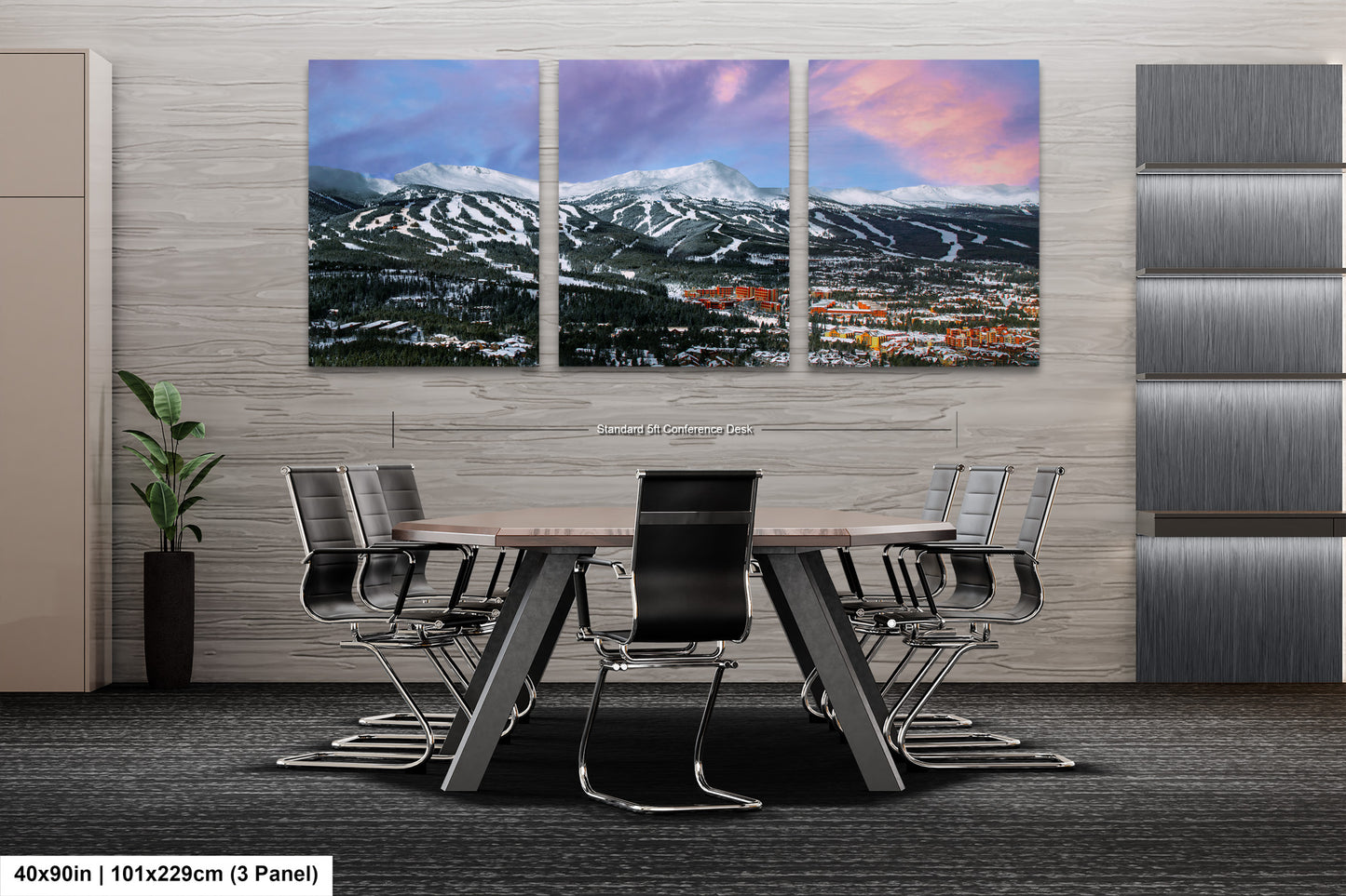 Breckenridge Colorado winter landscape, Breckenridge art, ski runs, Colorado wall art, Breckenridge, Colorado winter picture
