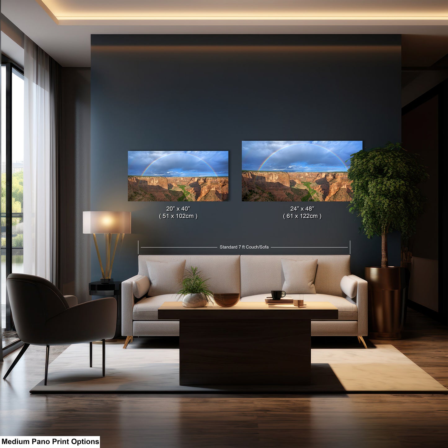 Canyon de Chelly Rainbow Art Print - Navajo Nation Arizona Landscape