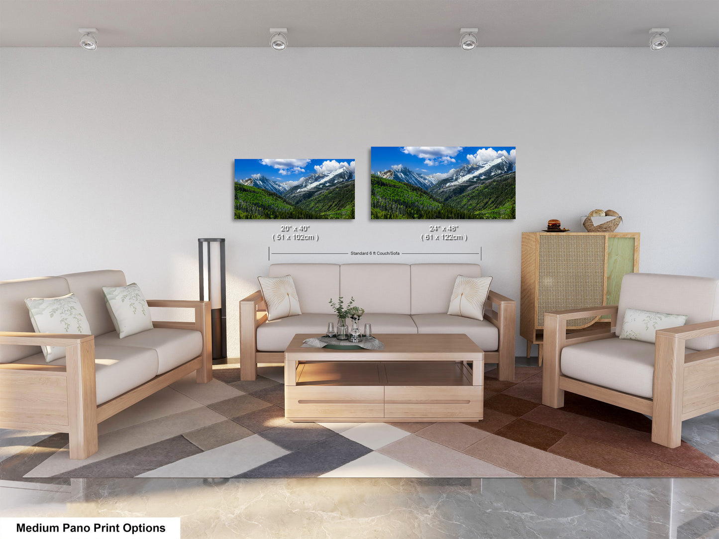 Colorado canvas print in springtime, Rocky mountains in spring, Colorado mountain art, printable wall art, Aspen Colorado