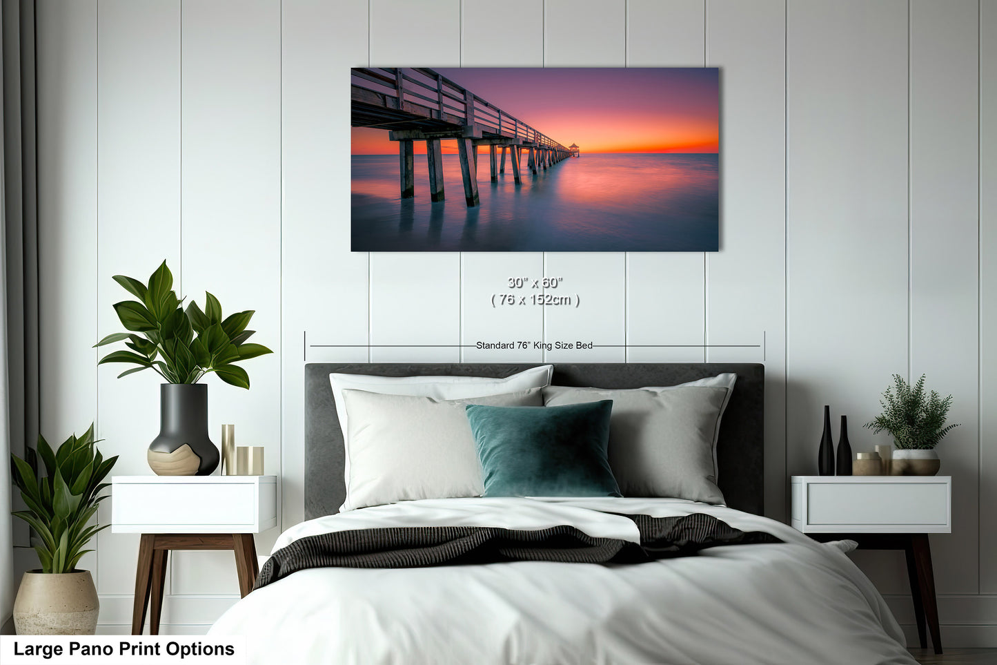 Naples Pier Sunset Art Print - Florida Gulf Coast Photography
